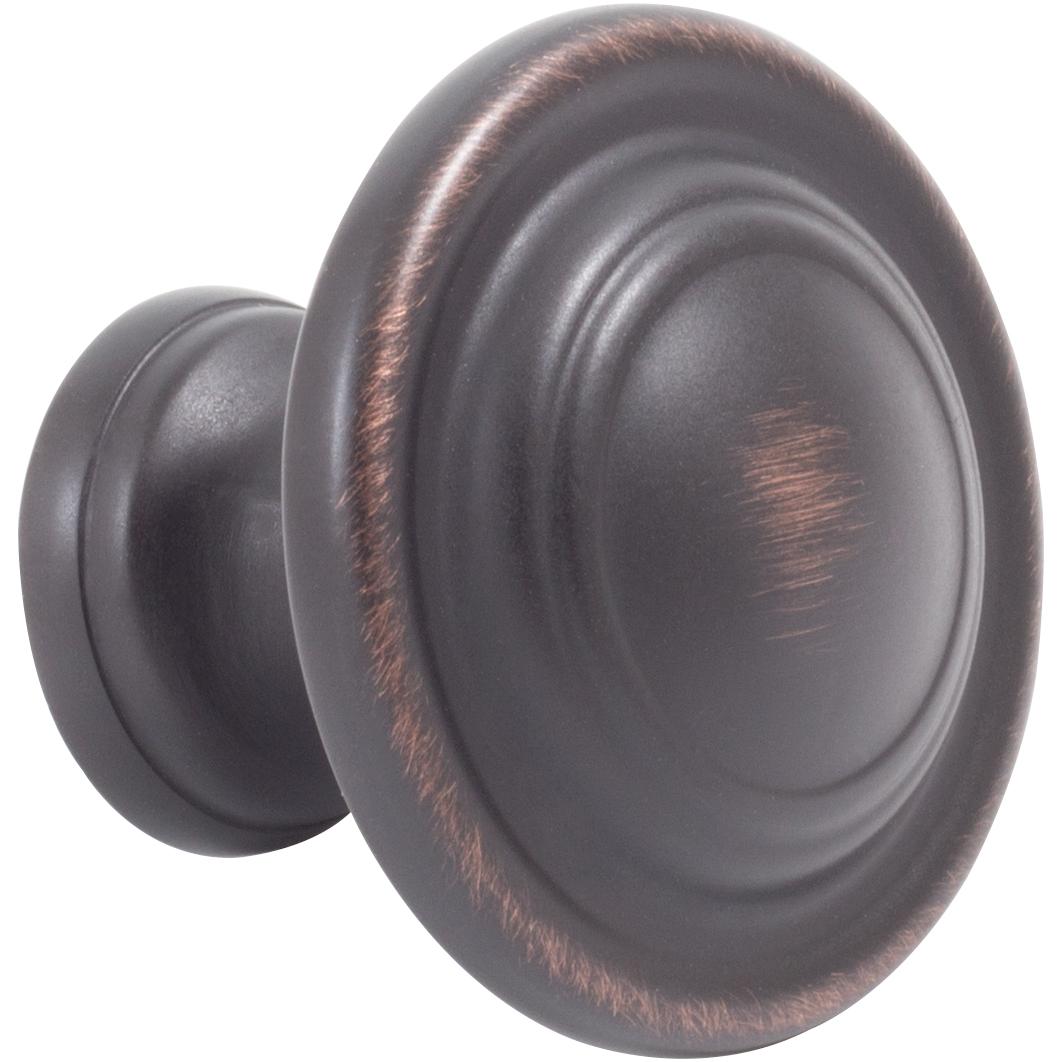 Stone Harbor Hardware Charlotte Cabinet/Bi-Fold Door Knob, 1-3/4 Inches, Vintage Bronze