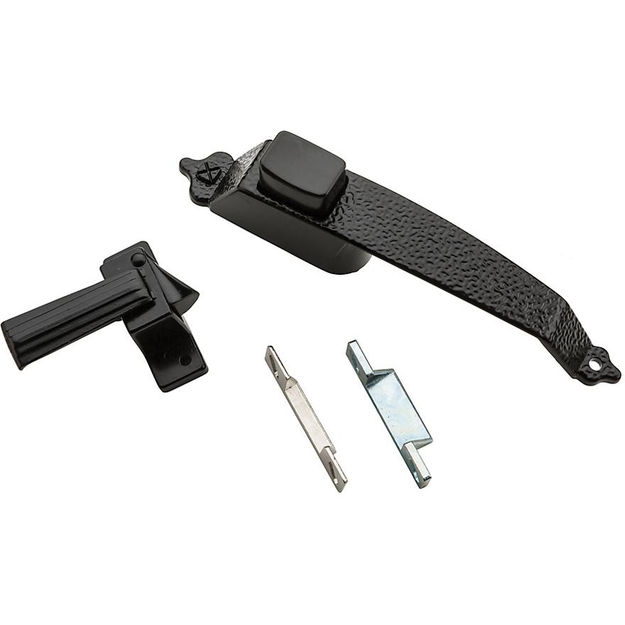 National Hardware - V1329 Colonial Push Button Latch without Key - Black