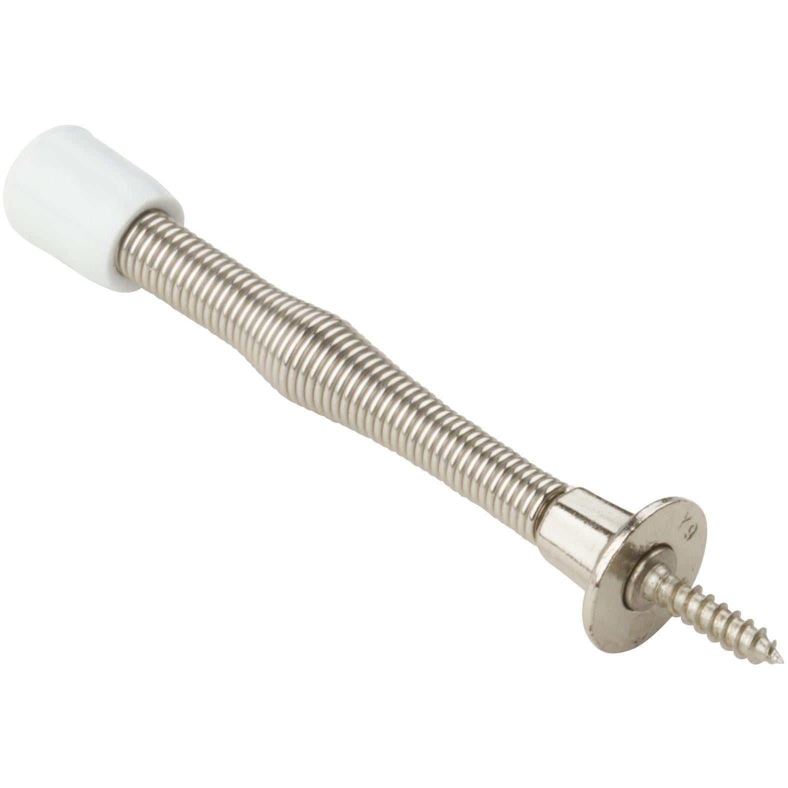 National Hardware - SPB1410 3” Spring Door Stop - Satin Nickel