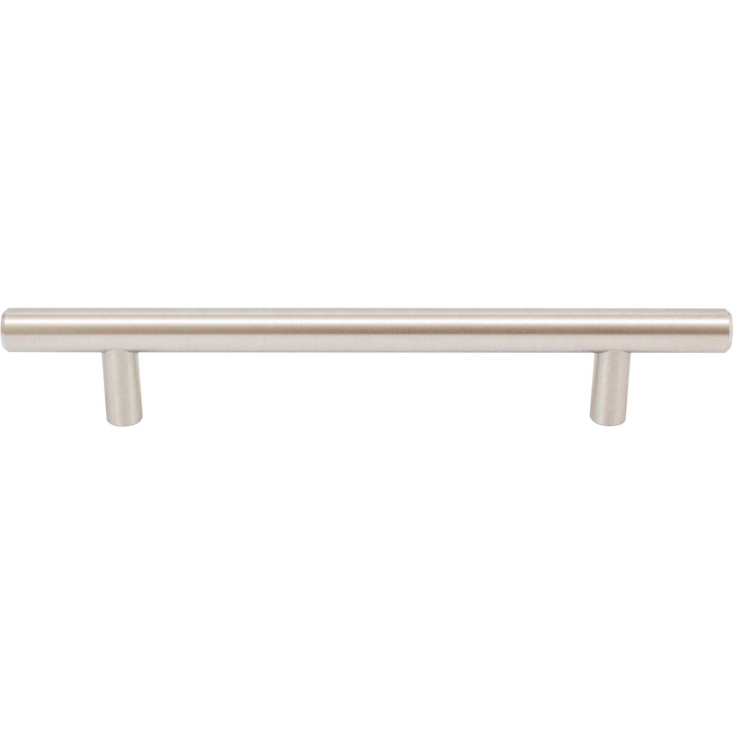 Stone Harbor Hardware Bar Cabinet Pull, 128 Millimeters, 188mm Overall Length, Satin Nickel