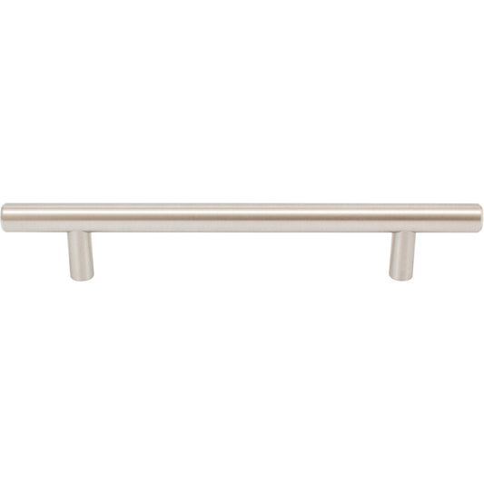 Stone Harbor Hardware Bar Cabinet Pull, 128 Millimeters, 188mm Overall Length, Satin Nickel