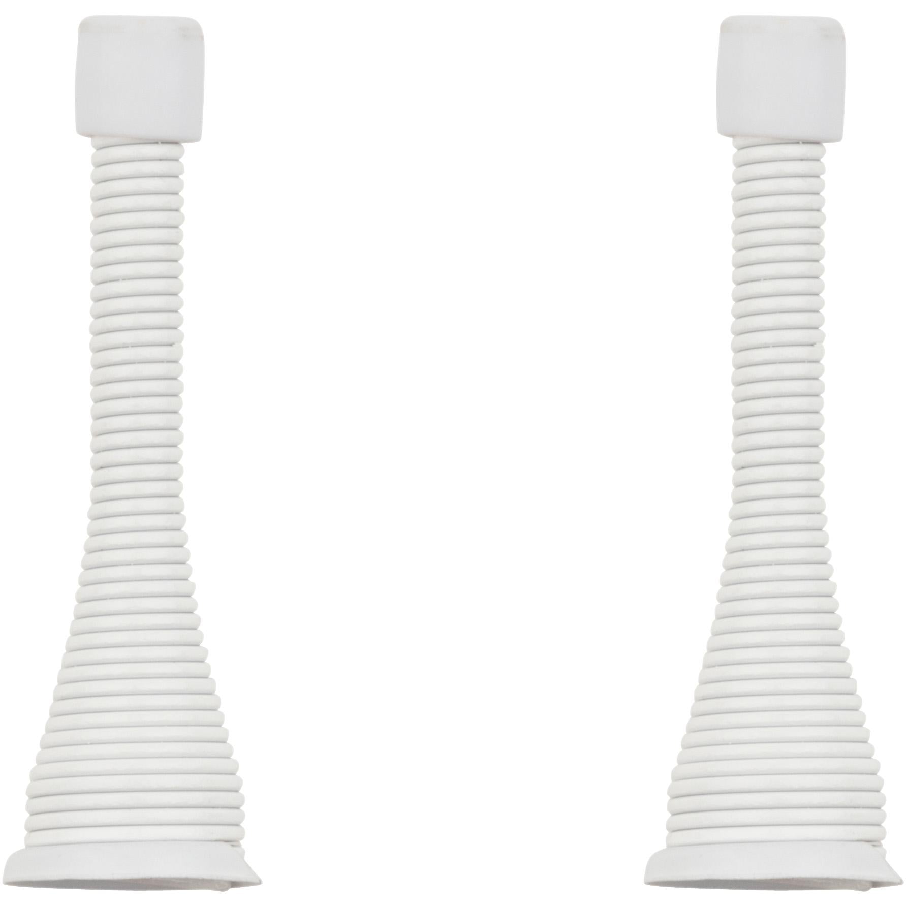 National Hardware - V232 3” Spring Door Stop 2/pk - White