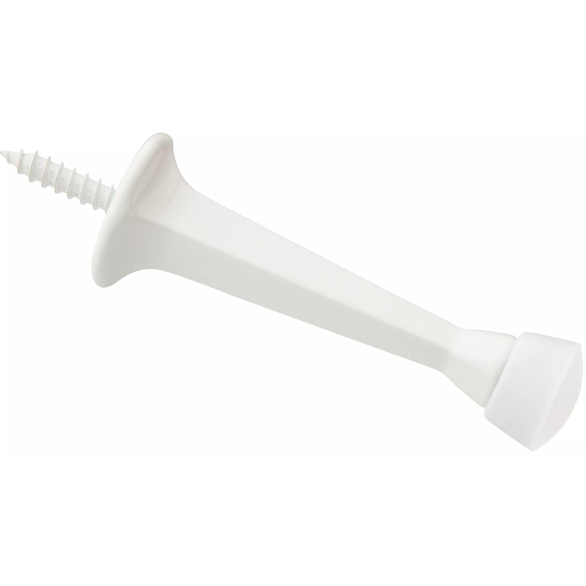 V243 3" Rigid Square Door Stop - White