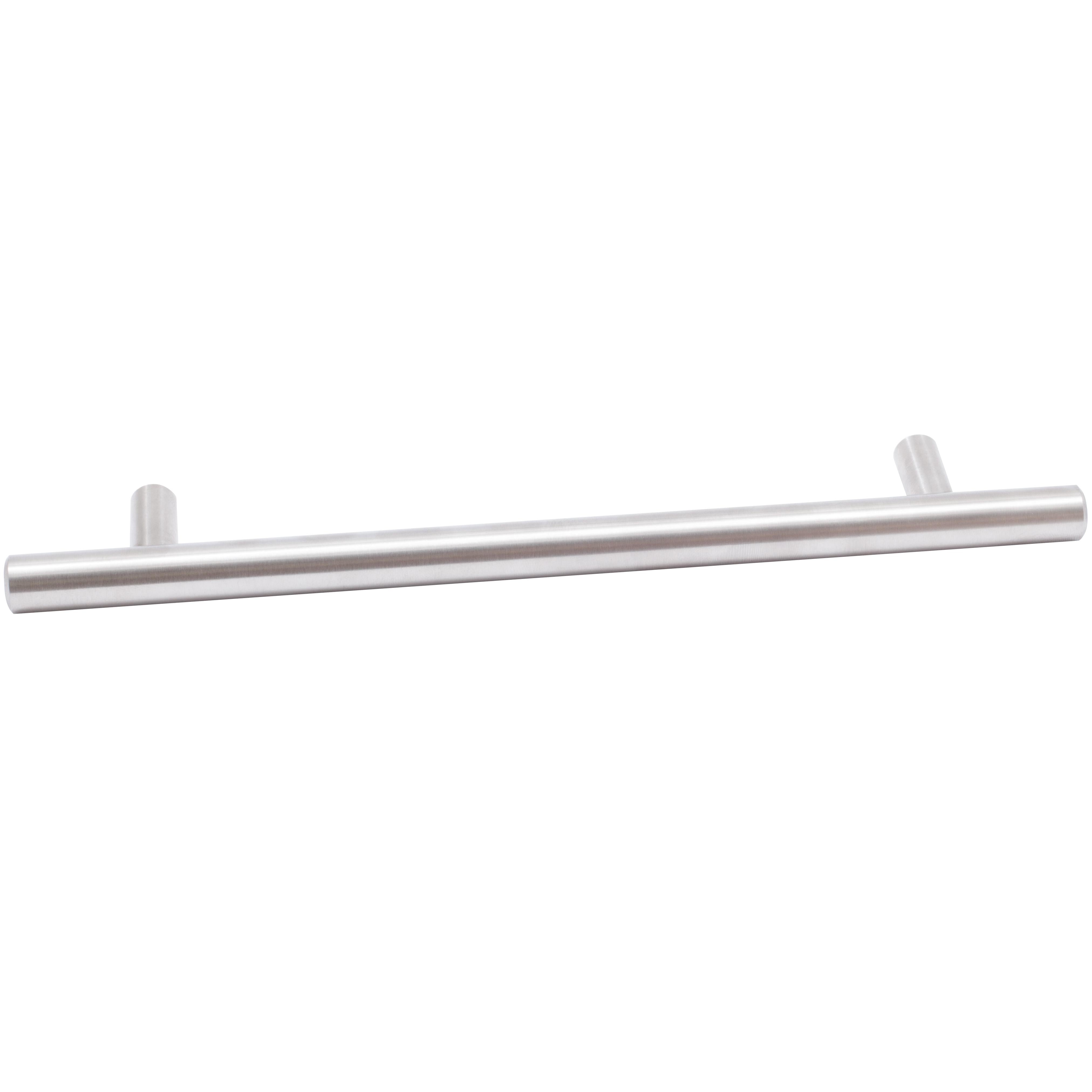 Stone Harbor Hardware Bar Cabinet Pull, 160 Millimeters, 220mm Overall Length, Satin Stainless Steel