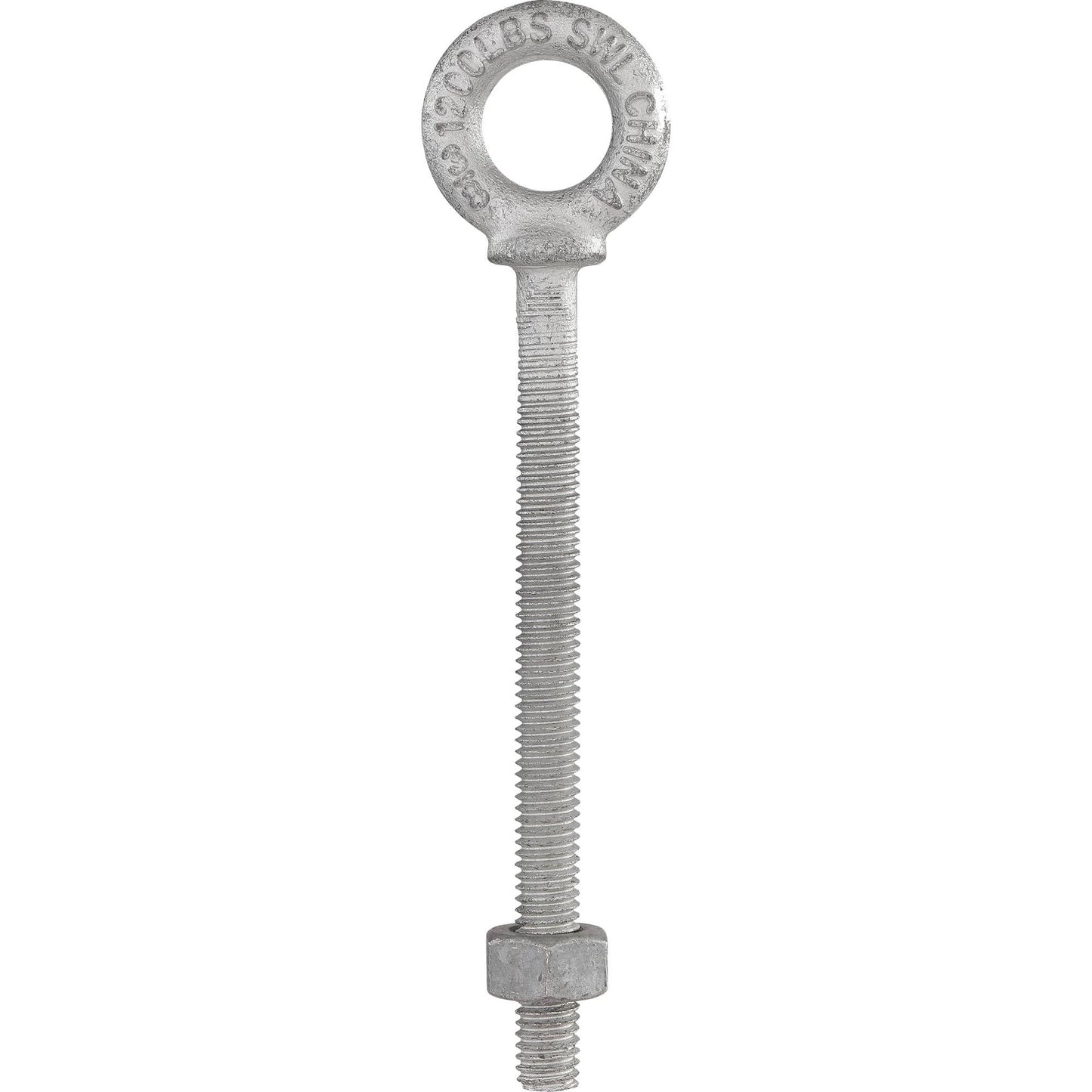 3260BC 3/8" x 4-1/2" Forged Eye Bolt with Shoulder - Galvanized