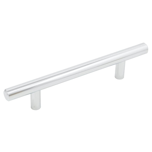 Stone Harbor Hardware Bar Cabinet Pull, 96 Millimeters, 156mm Overall Length, Polished Chrome