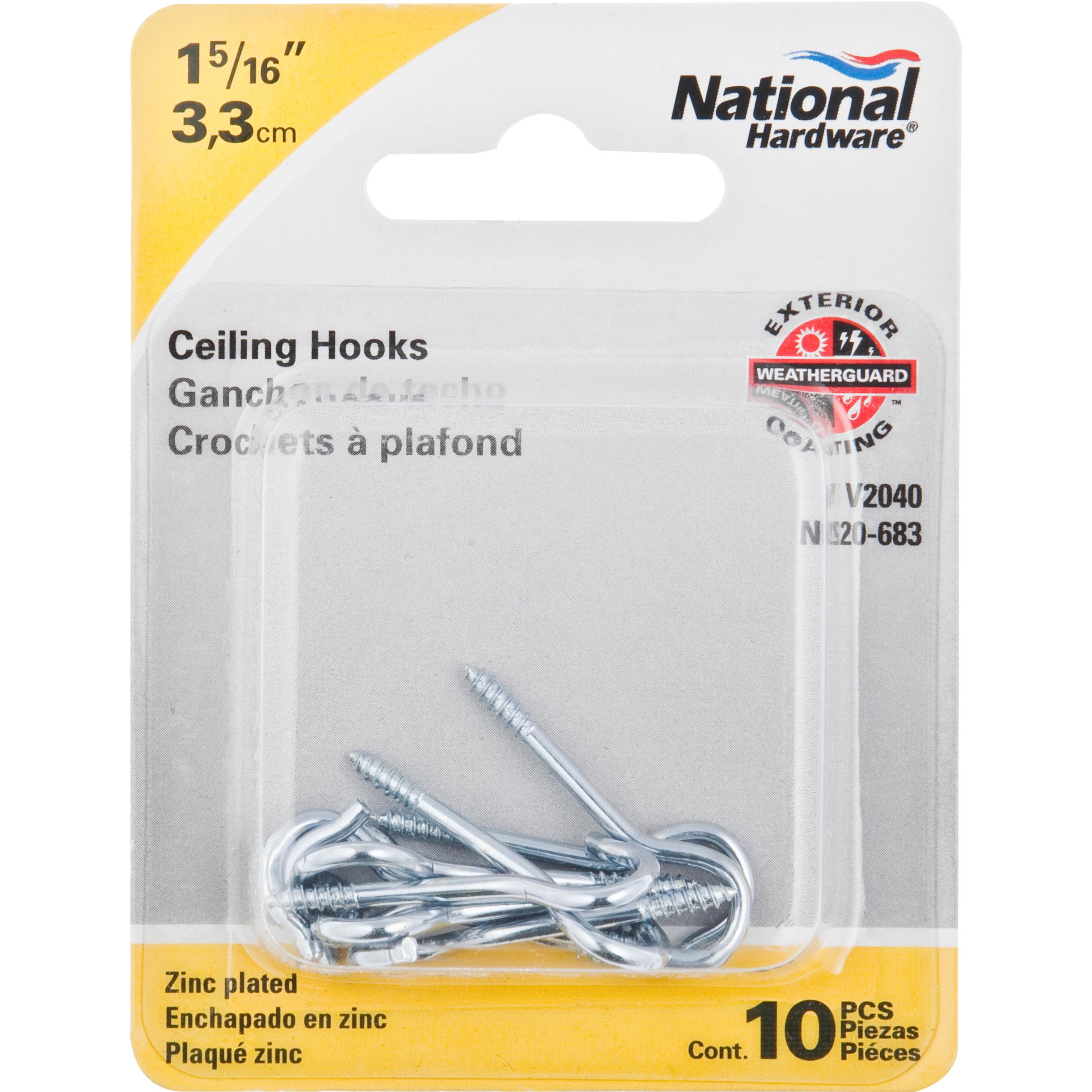 V2040 #14 Ceiling Hook - Zinc Plated