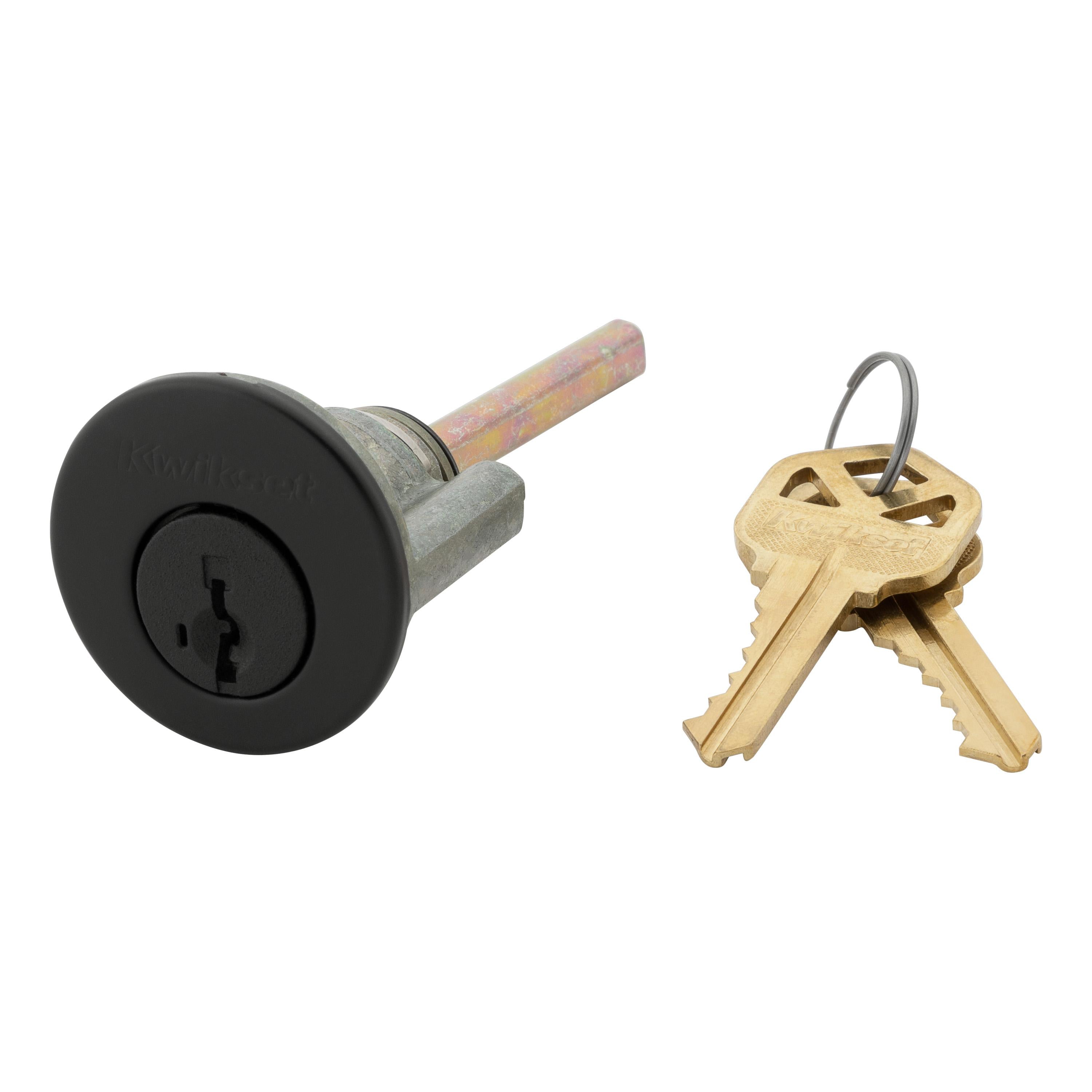 83343-008 Smartkey Exterior 1-Cyl Deadbolt Conversion Kit for Security Series - Matte Black