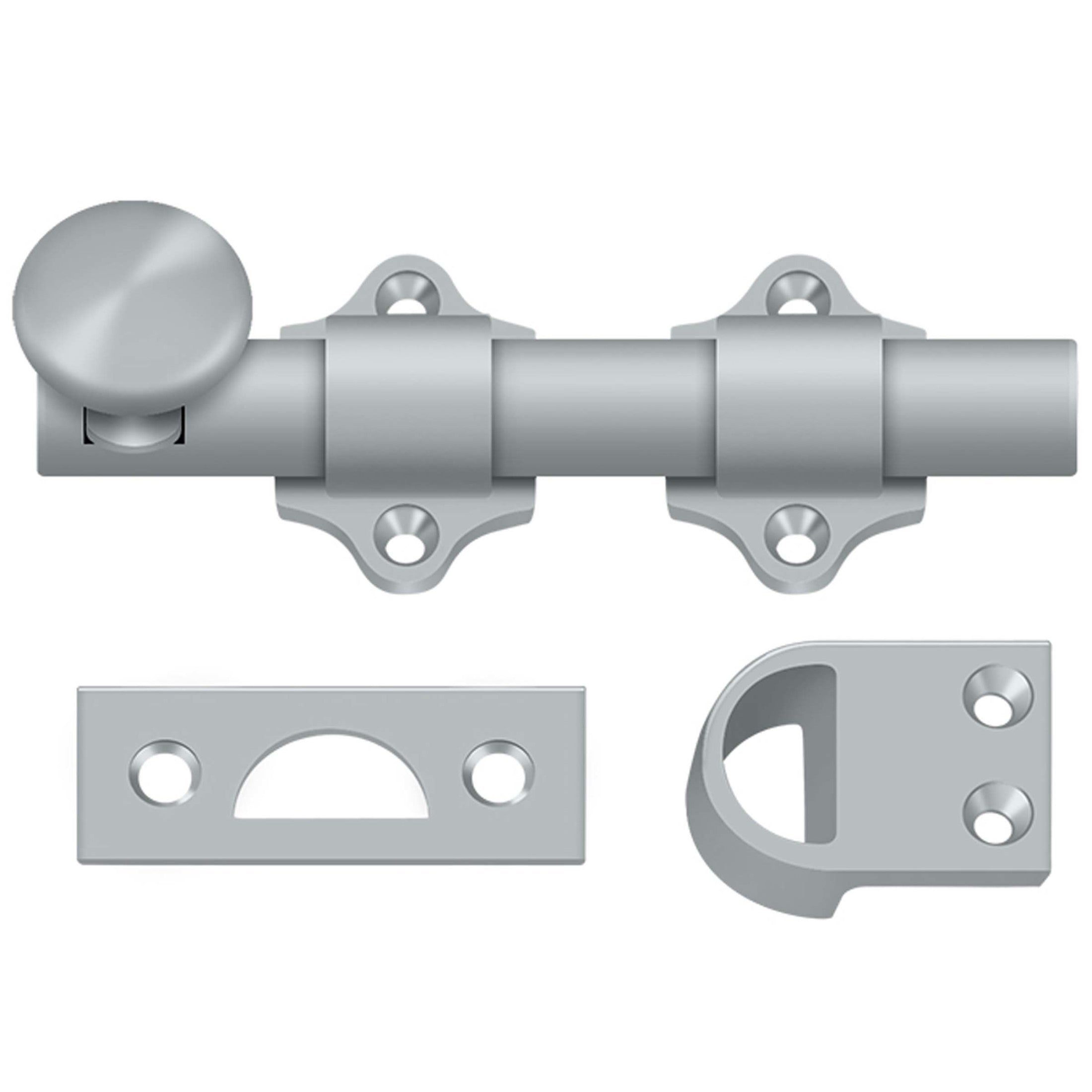 HD Dutch Door Bolt Finish: Brushed Chrome