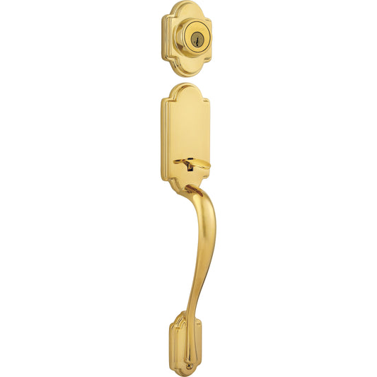 800AN LIP L03 SMT 6AL STRKP Arlington Handleset for 966 Trims - Polished Brass