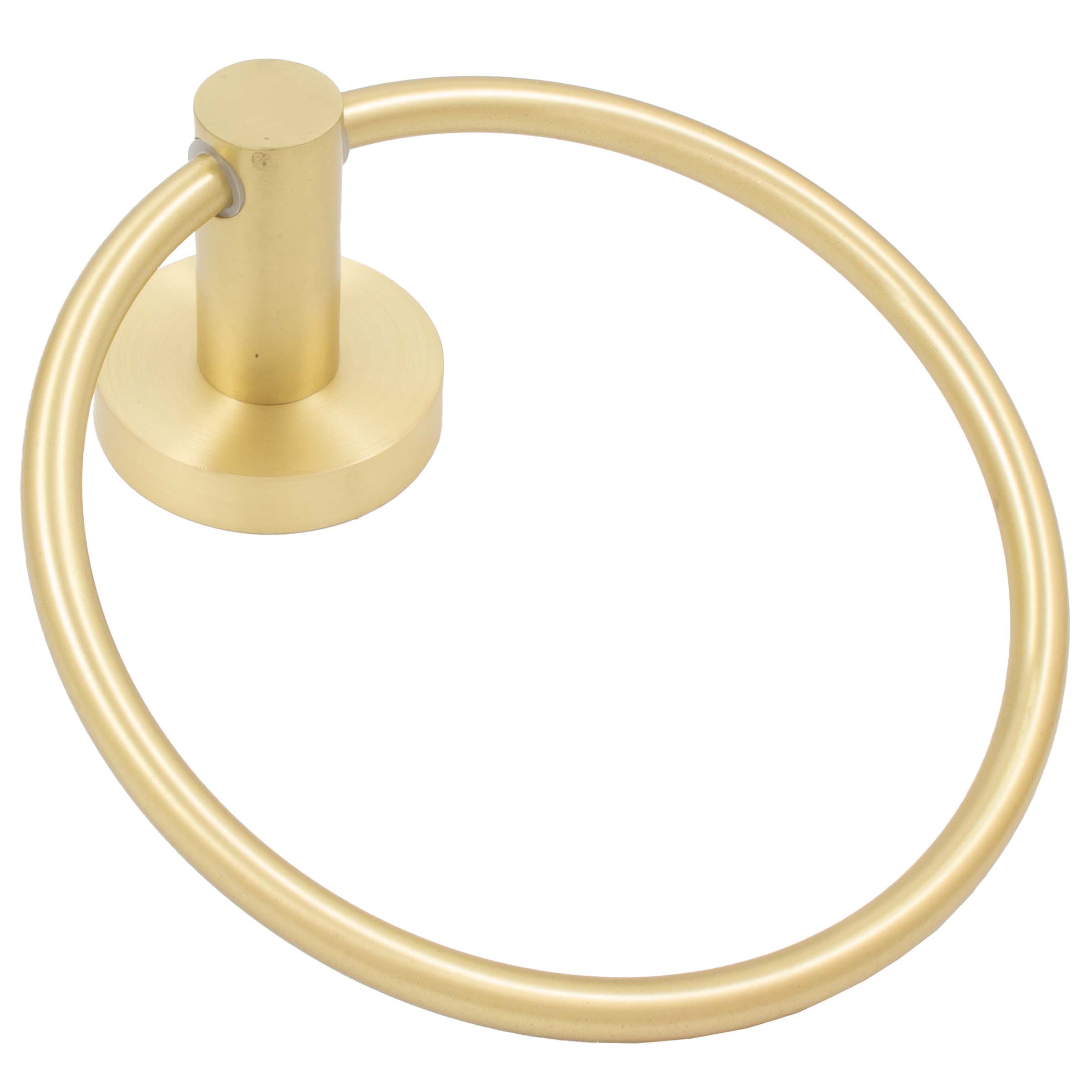 Stone Harbor Hardware Zurich Towel Ring, Satin Brass