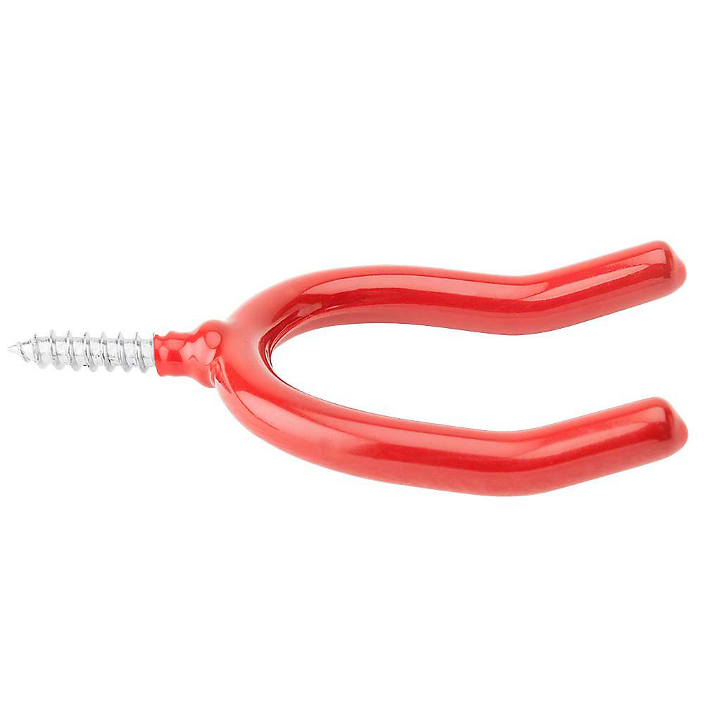 2210BC Vinyl Double Screw Hook - Red