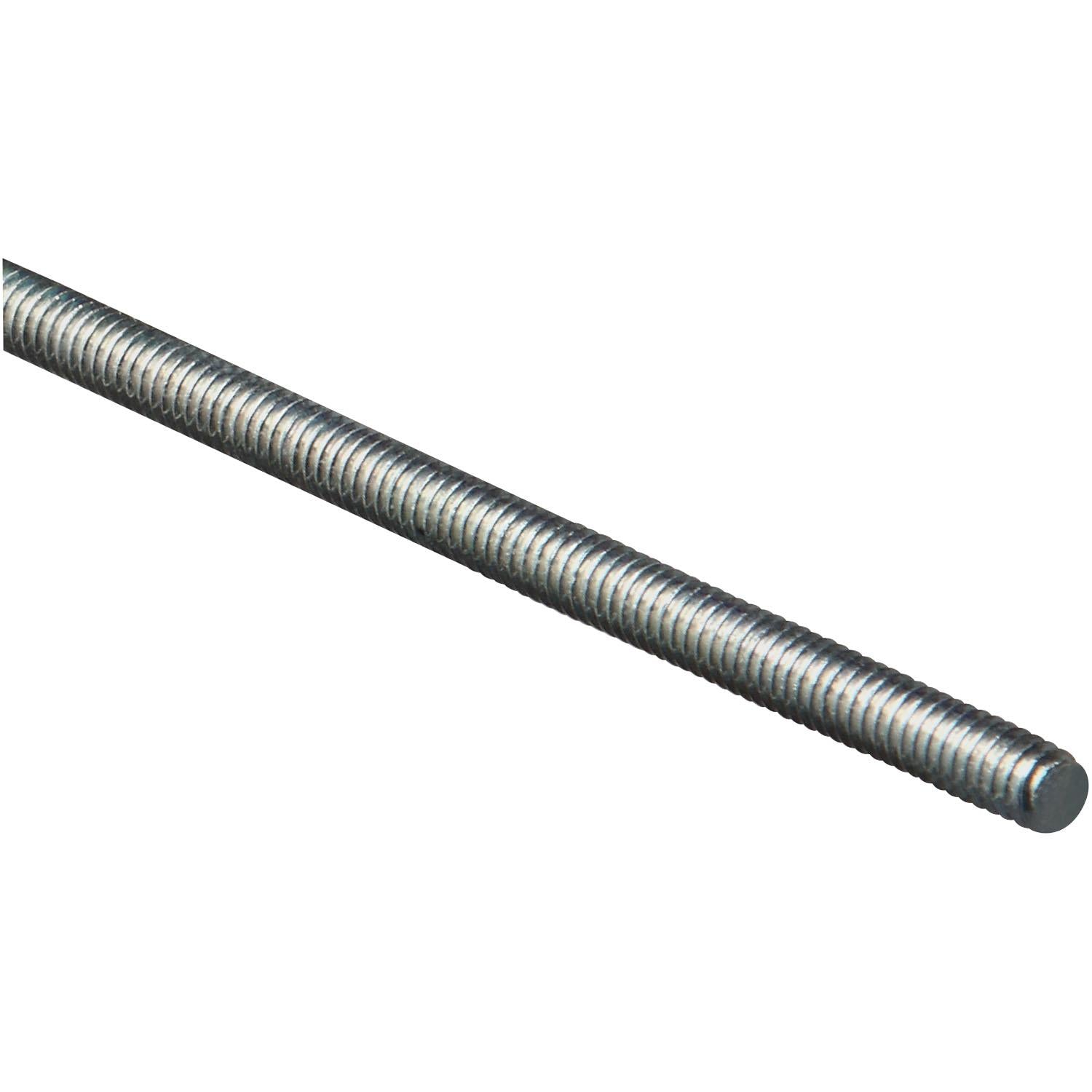 4000BC 1/4" -20 x 36" Steel Threaded Rod - Zinc Plated