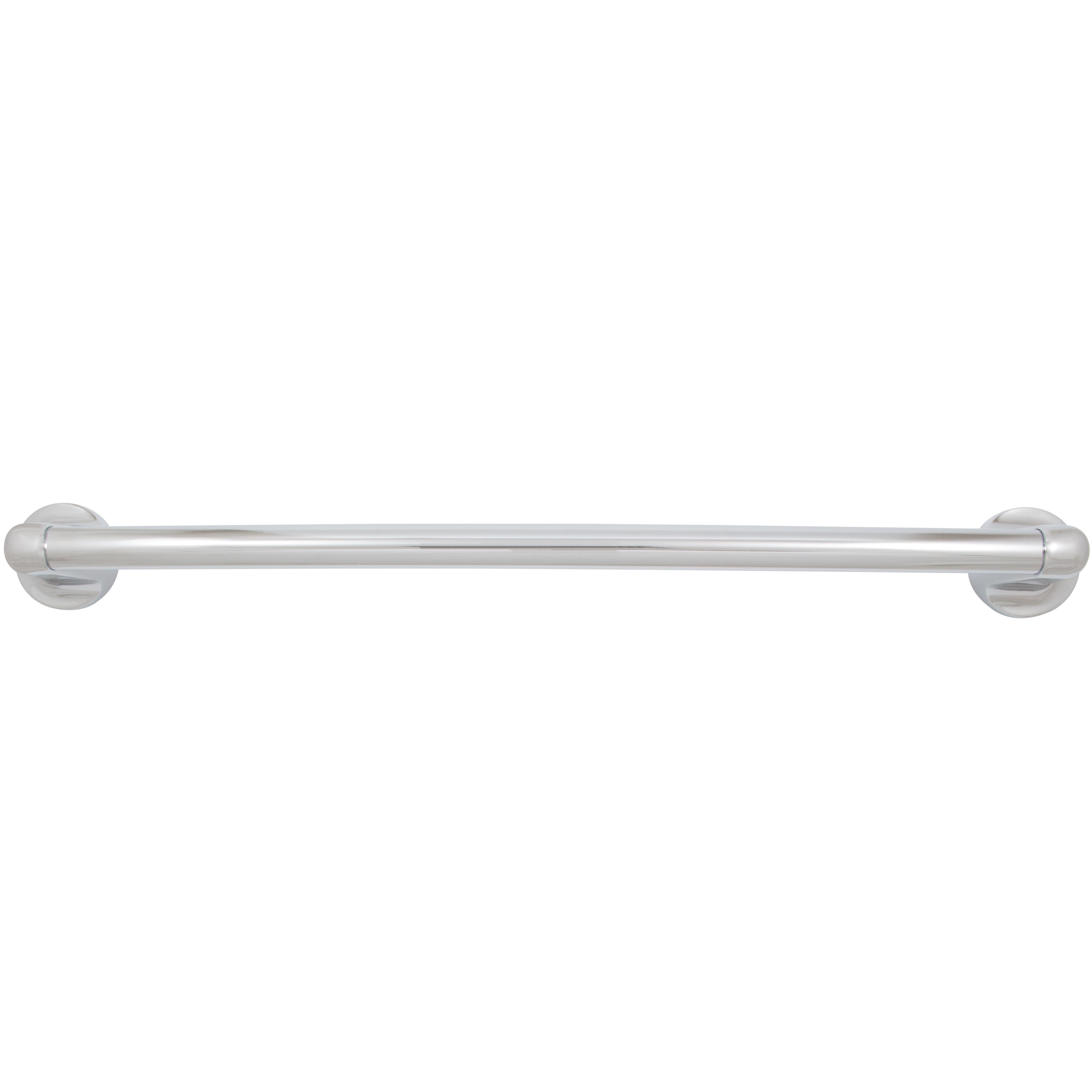 Stone Harbor Hardware Harbor Mist Towel Bar, 18 Inches, Polished Chrome