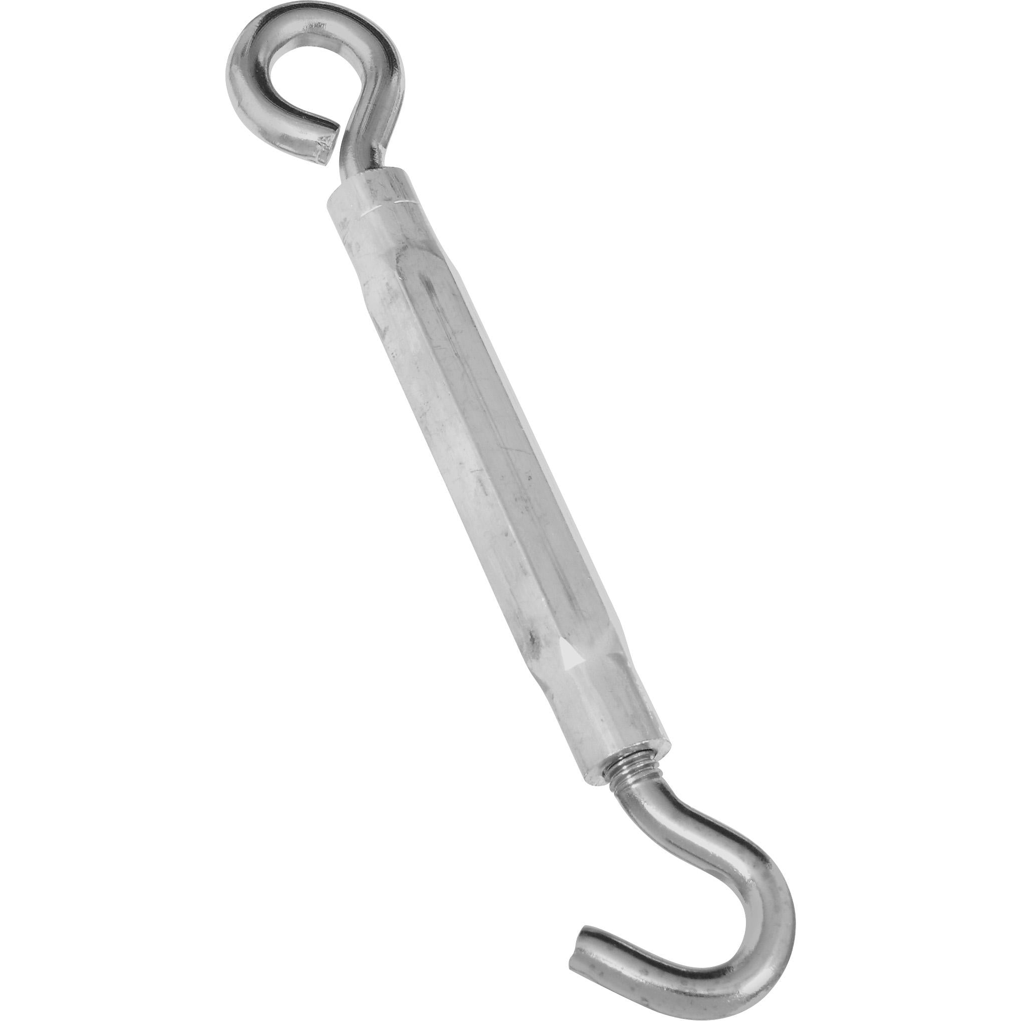 2173BC 3/8" x 10-1/2" Hook / Eye Turnbuckle - Stainless Steel