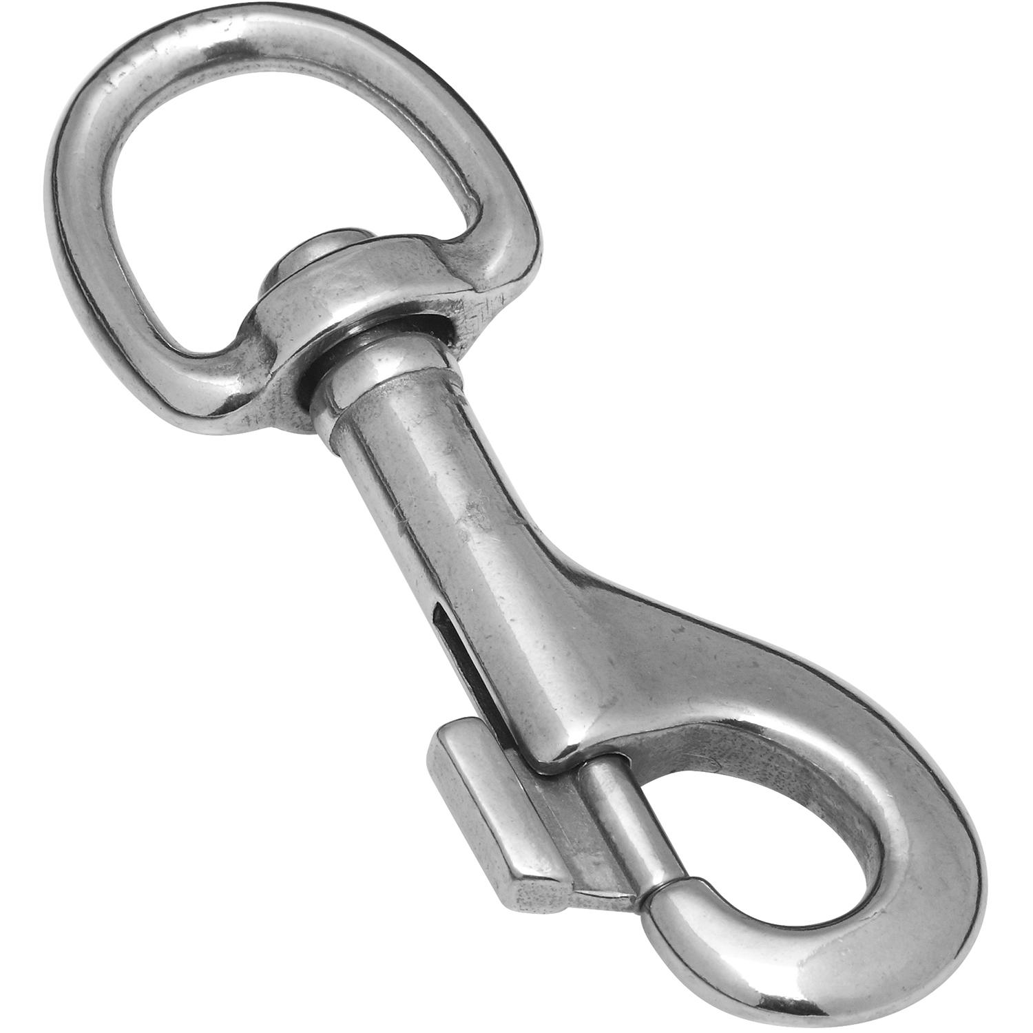 3158BC 3/4" x 3-9/16" Bolt Snap Round Swivel - Stainless Steel