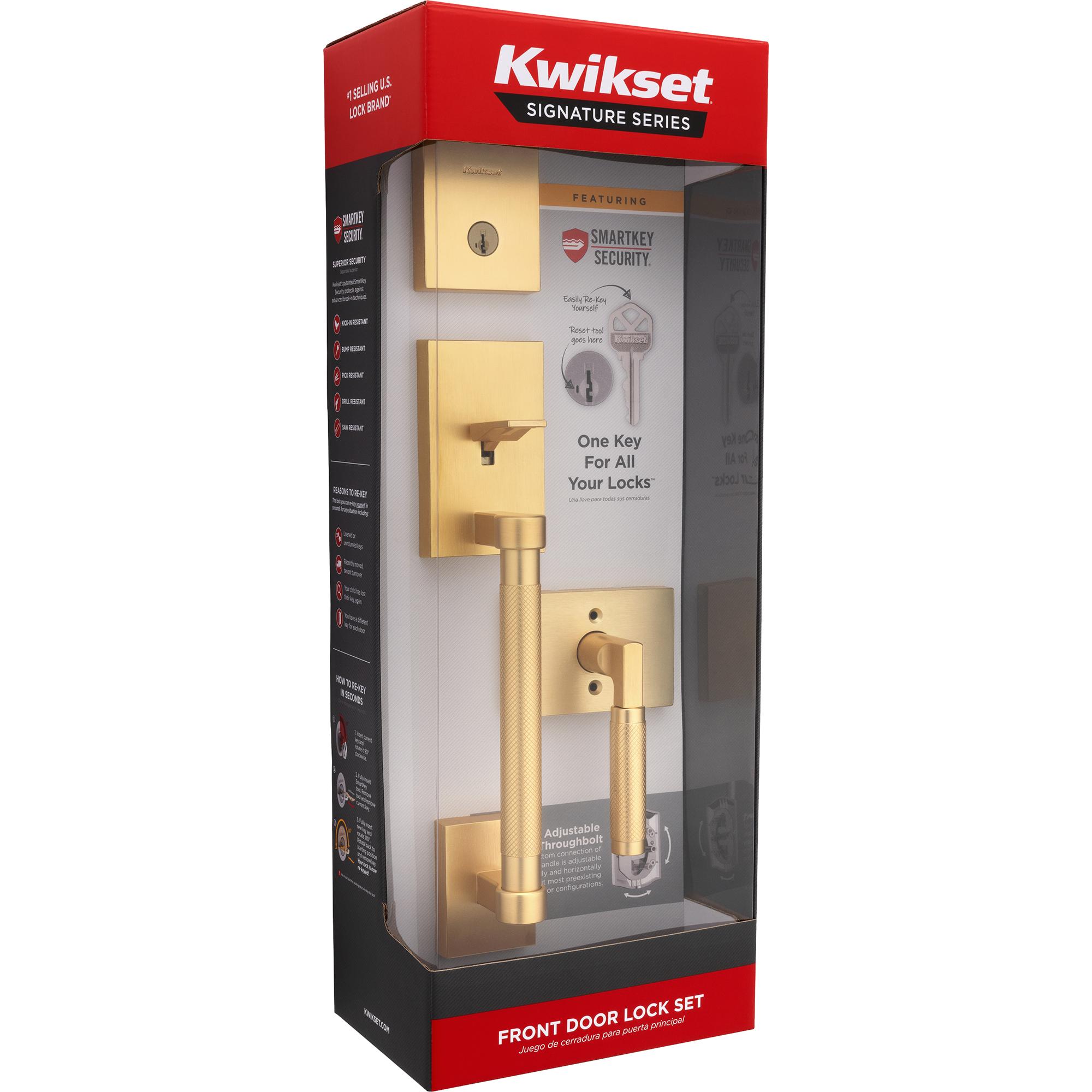 818PVHXPVL RCT 4 SMT CP Prava handleset with Prava - Satin Brass