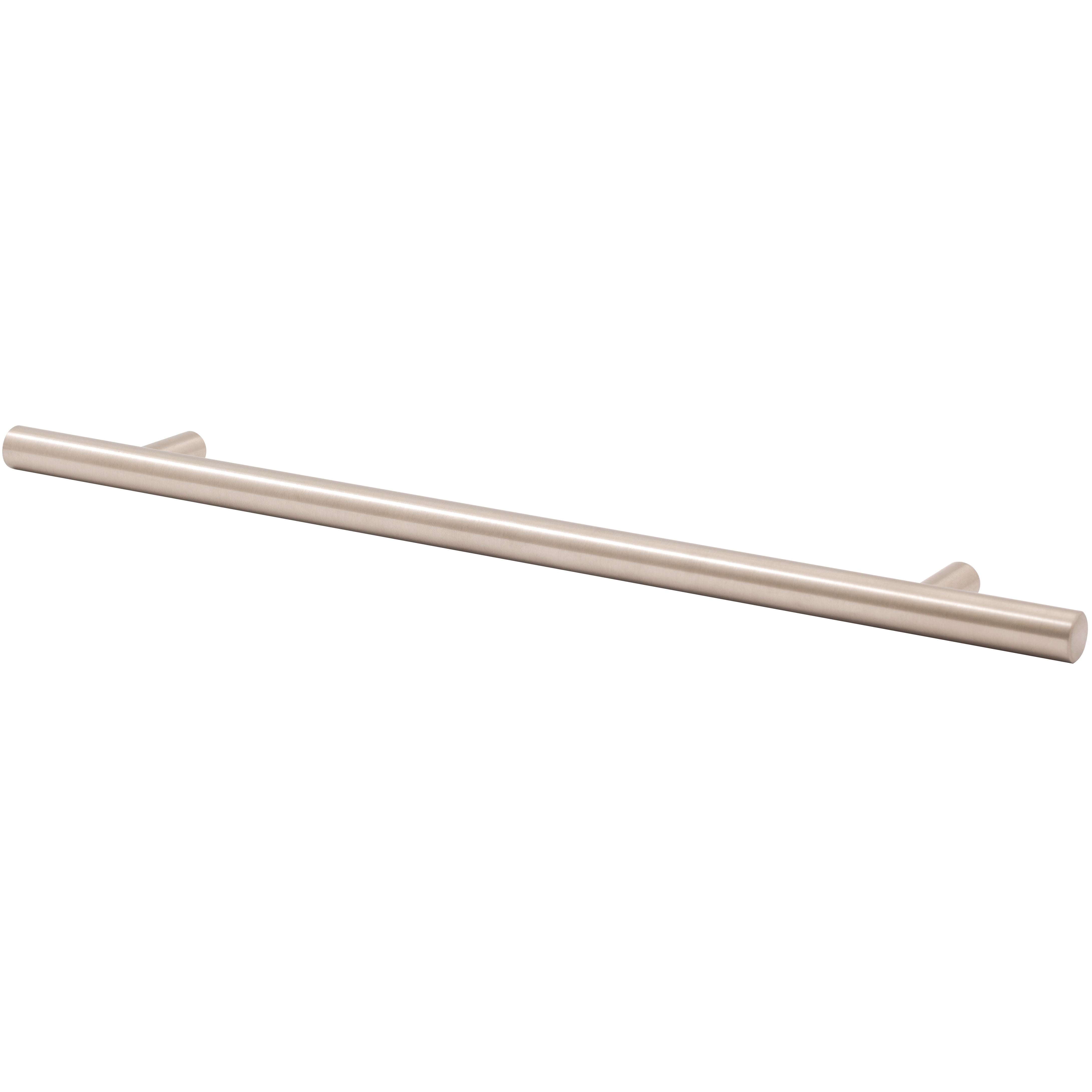 Stone Harbor Hardware Bar Cabinet Pull, 224 Millimeters, 304mm Overall Length, Satin Stainless Steel