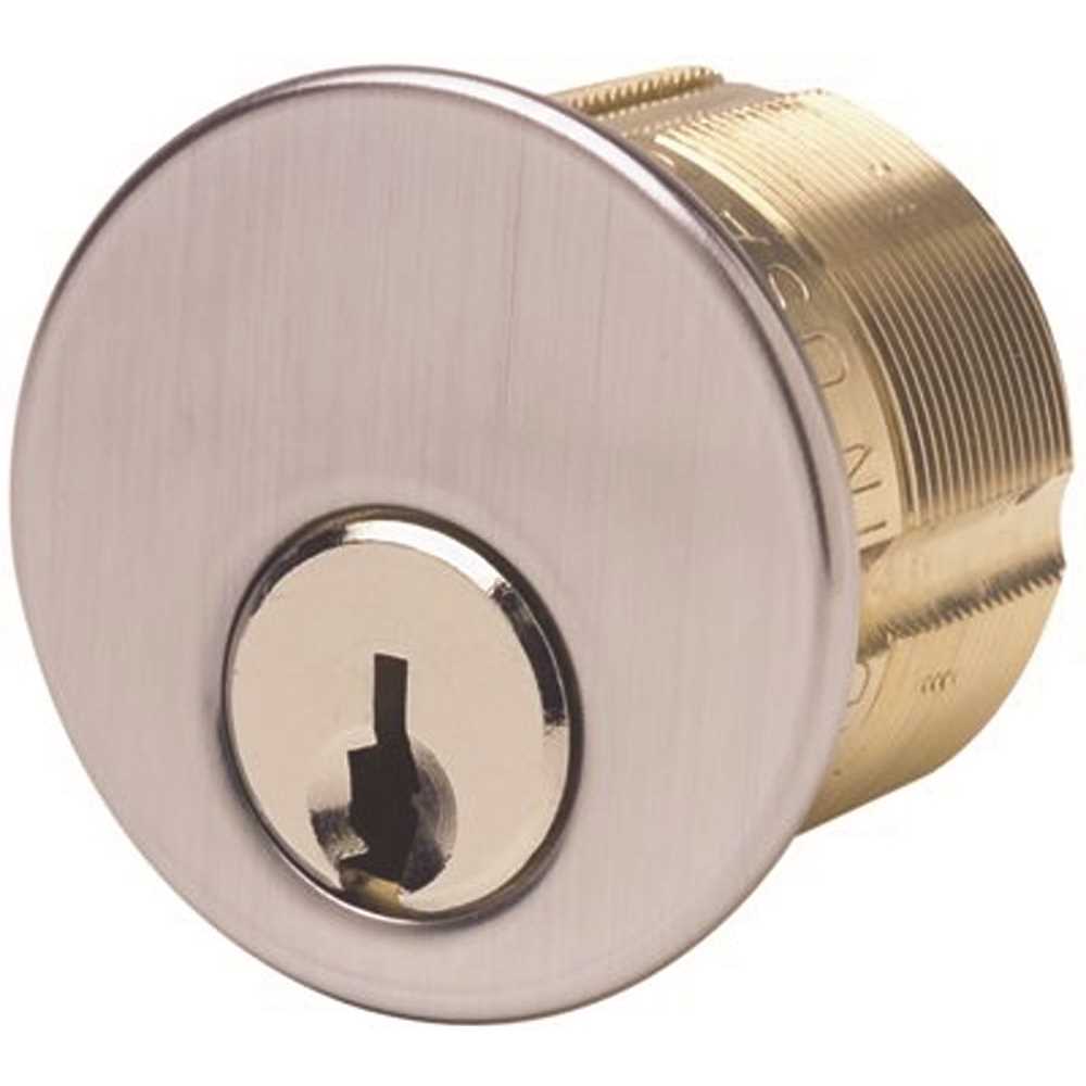 M114SC26DATA2 1-1/4" Mortise Cylinder SC with AR/ST Cams - Satin Chrome