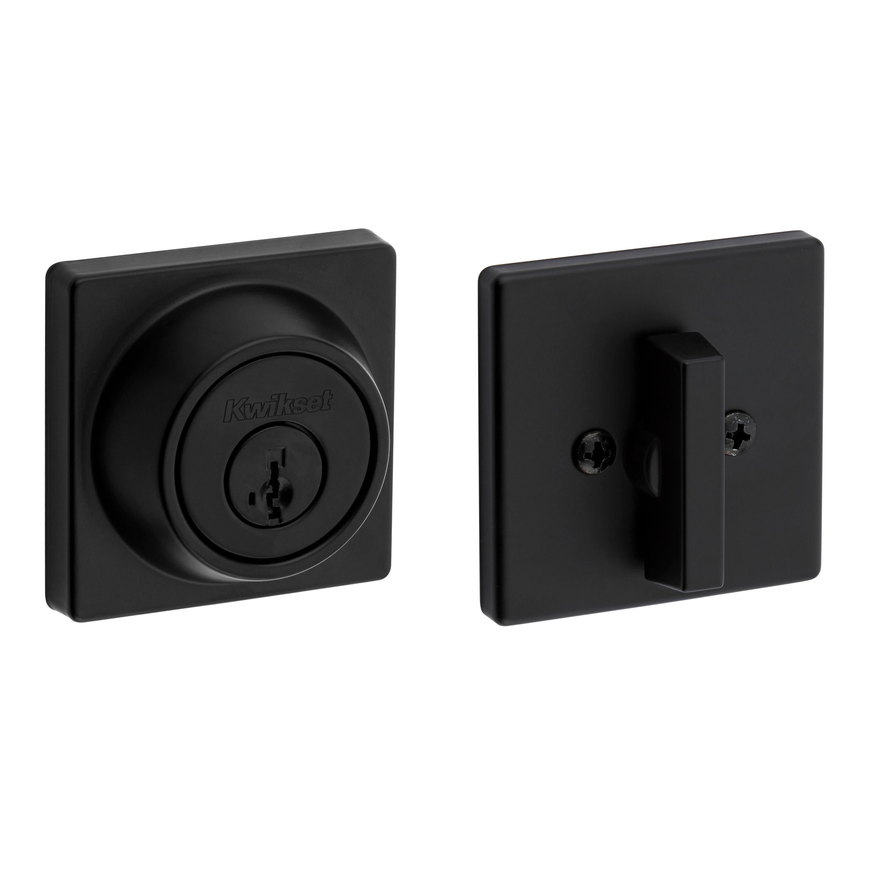 660 SQT 514 SMT RCALFD RCS/5303 K3 1-Cyl Deadbolt with Fire Door Latch - Matte Black