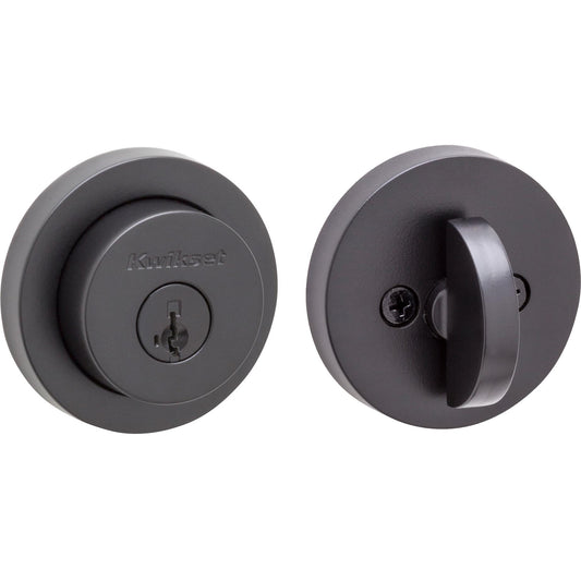 158 RDT 514 SMT 6AL STRKP K3 Milan 1-Cyl Deadbolt - Matte Black