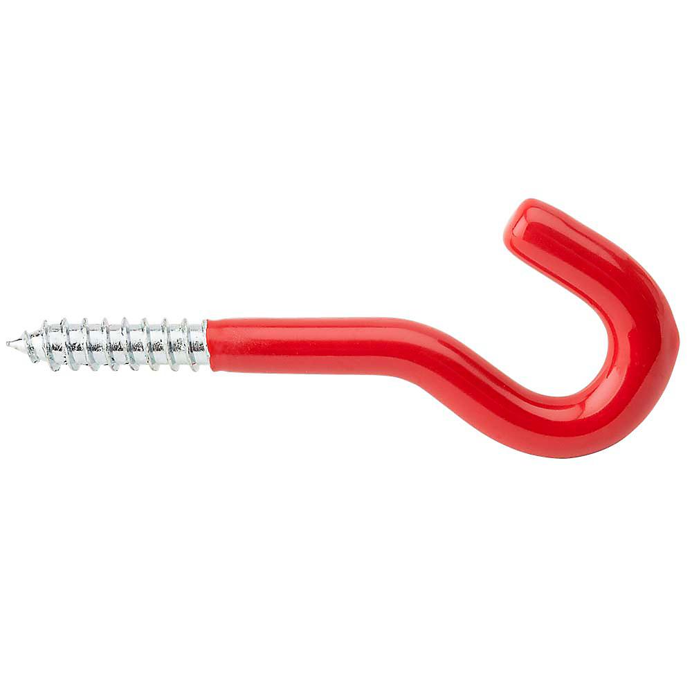 2211BC Vinyl Screw Hook - Red