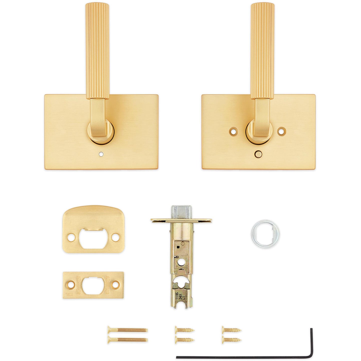 730MAL RCT 4 6AL RCS Mirada Privacy - Satin Brass