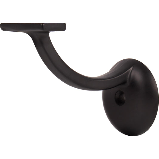 Stone Harbor Hardware Heavy-Duty Extended Handrail Bracket, Matte Black