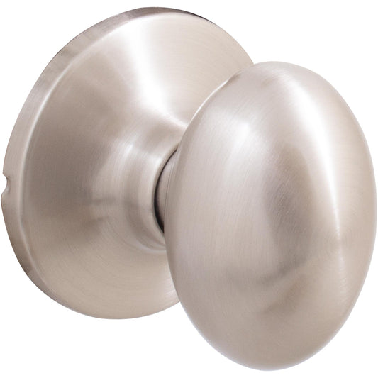 Stone Harbor Hardware Springhill Door Knob, Passage (Hall/Closet) Latch, Satin Nickel