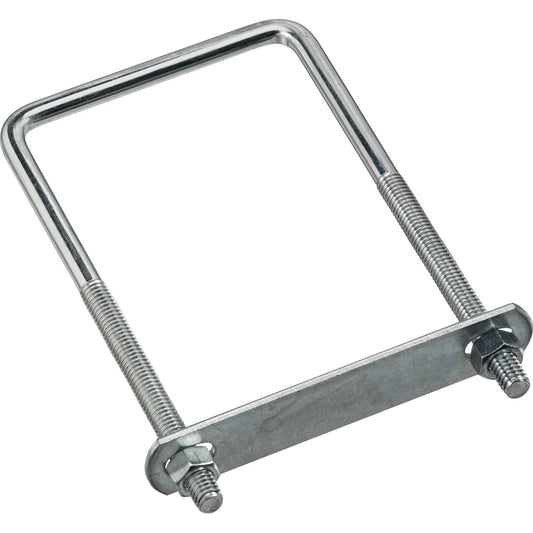 2192BC #667-3/8" x 3-5/8" x 7" Lumber Size Square U-Bolt 1/pk - Zinc Plated