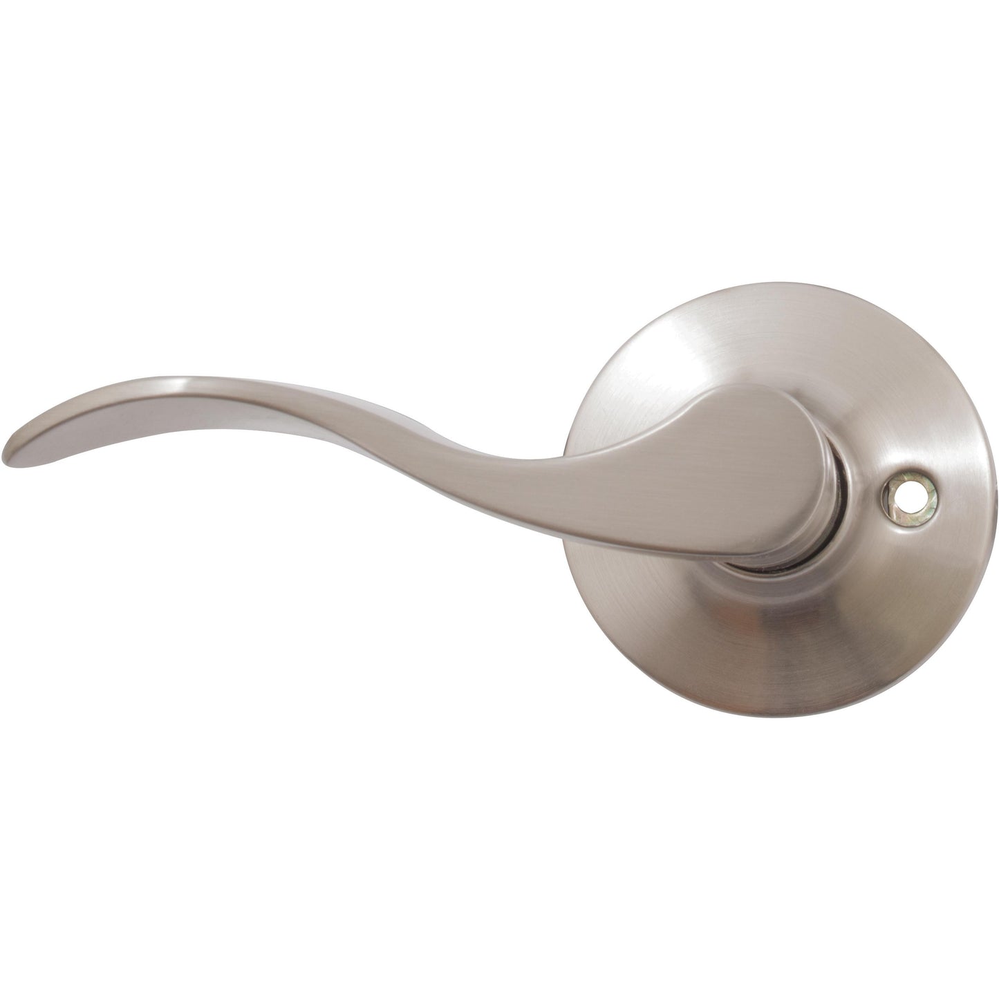 Stone Harbor Hardware Beaverton Door Lever, Dummy (Non-Turning) Latch, Left-Handed, Satin Nickel