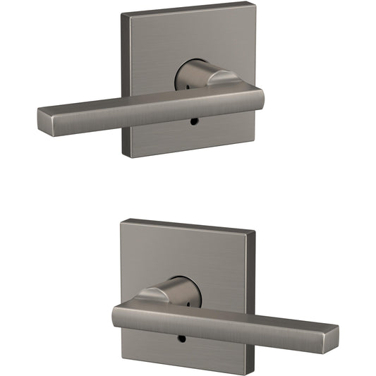FC172LAT619COL Latitude / Collins Dummy 2/pk - Satin Nickel