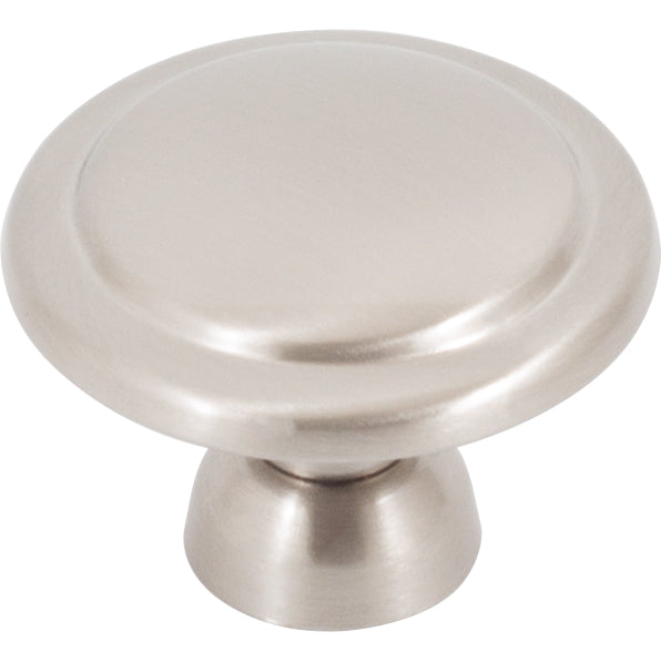 Stone Harbor Hardware Essential Cabinet Knob, 1-3/8 Inches, Satin Nickel