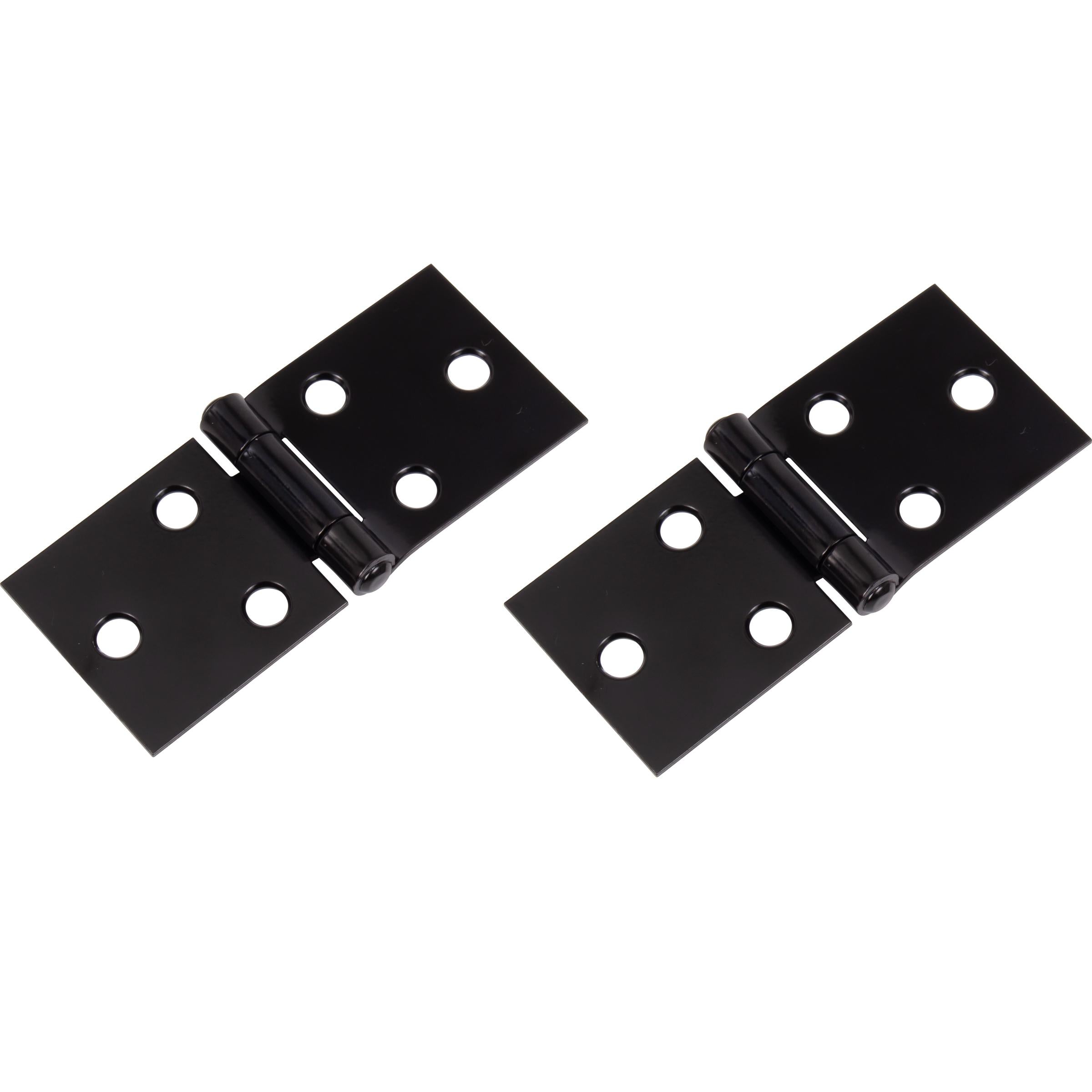 Stone Harbor Hardware Back Flap Hinge, 2 Inches, 2-Pack, Matte Black