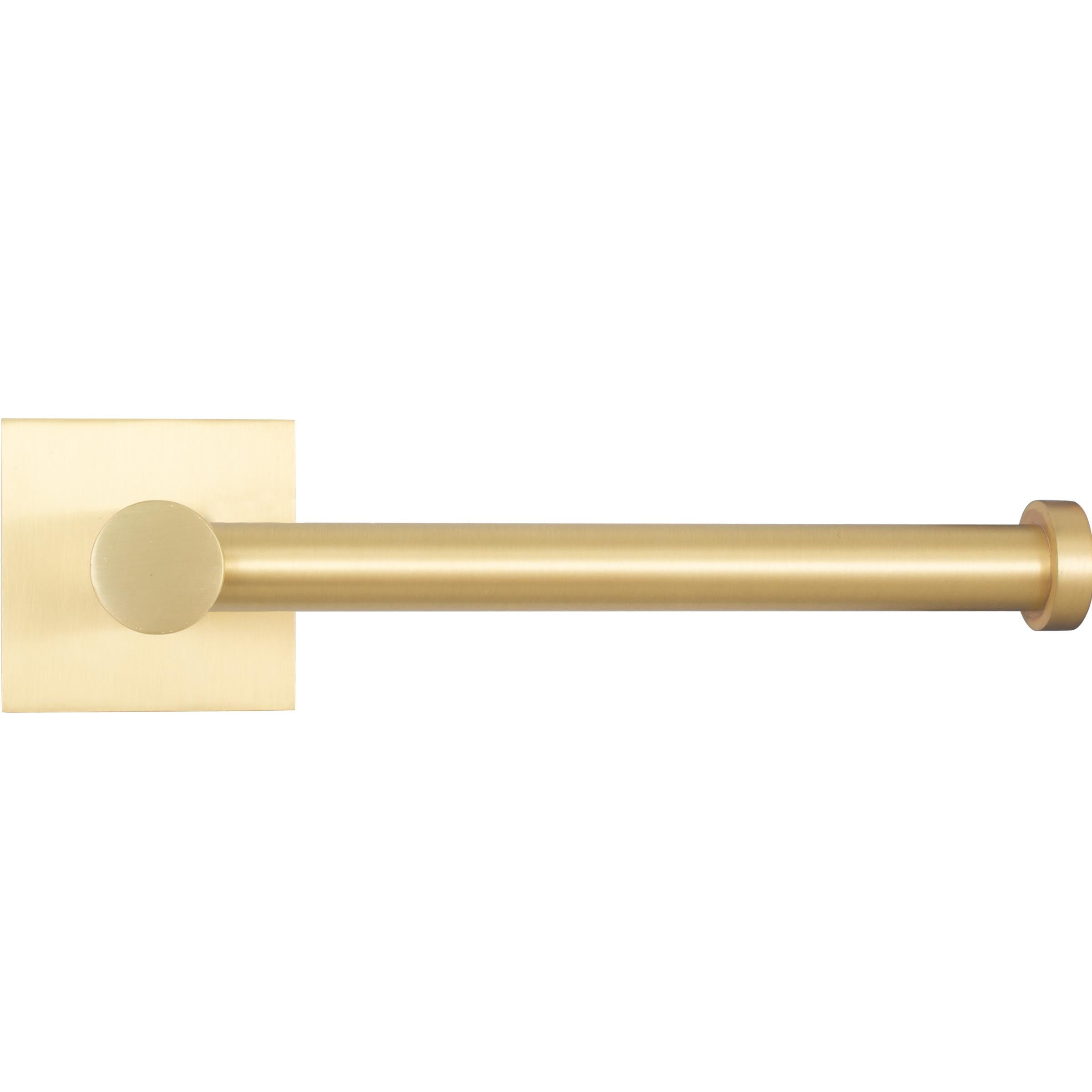 Stone Harbor Hardware Vienna Post Toilet Paper Holder, Satin Brass