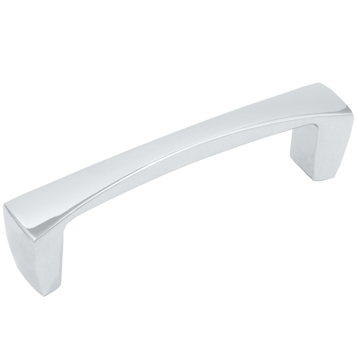 Stone Harbor Hardware Curtiss Cabinet Pull, 96 Millimeters, Polished Chrome