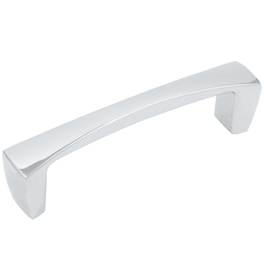 Stone Harbor Hardware Curtiss Cabinet Pull, 96 Millimeters, Polished Chrome