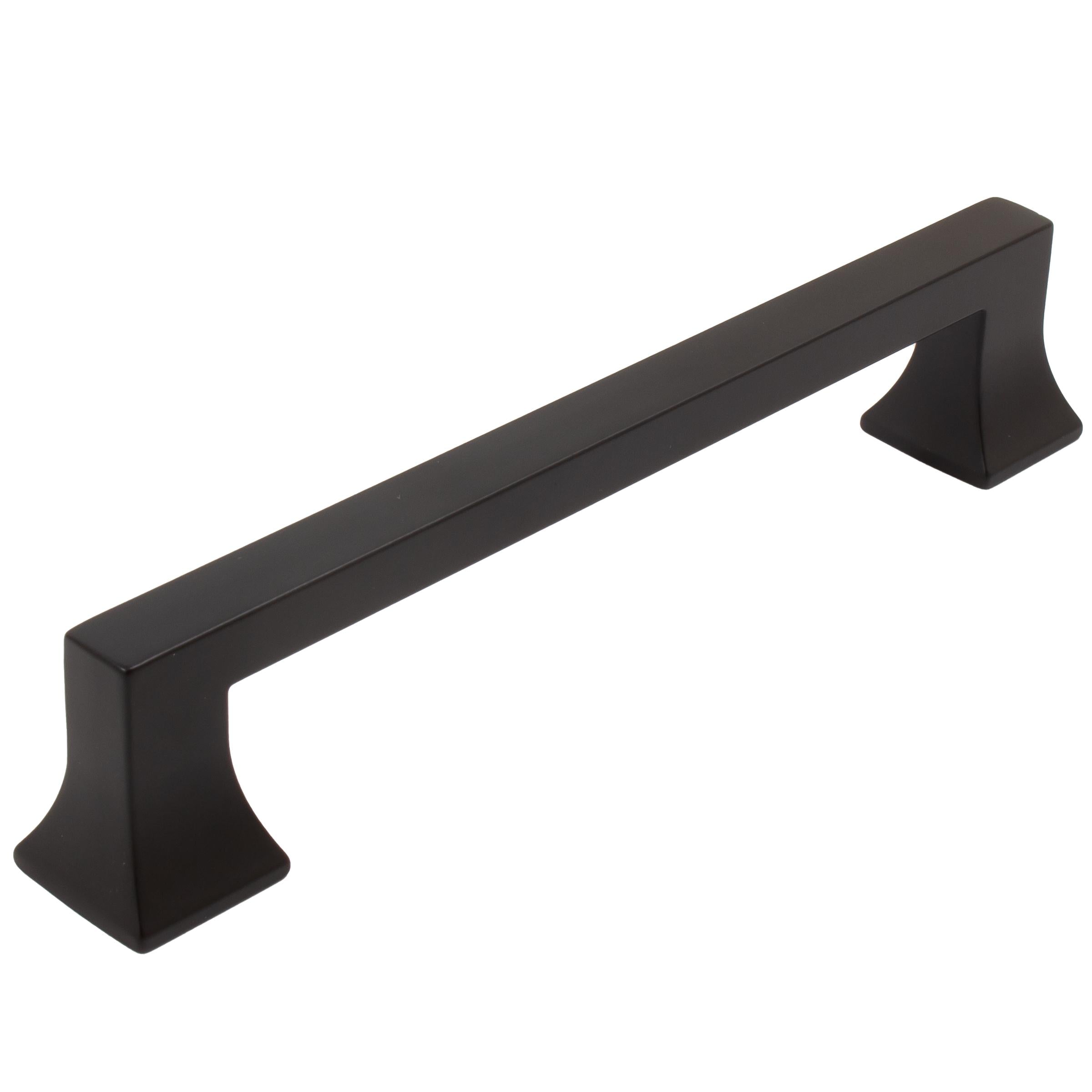 Stone Harbor Hardware Livingstone Cabinet Pull, 128 Millimeters, Matte Black