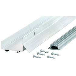 06155 - Aluminum U-Shape Screw-On Under Door Seal, 36 Inches, Aluminum