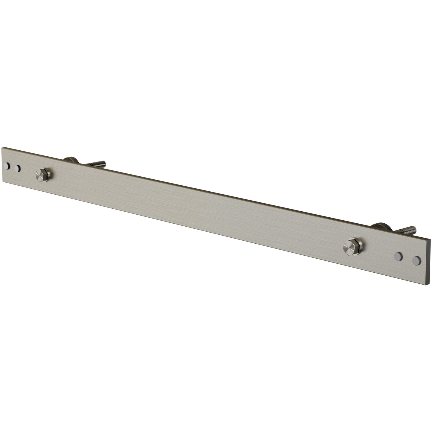 Stone Harbor Hardware Track Extension Kit, 24 Inches, Satin Nickel