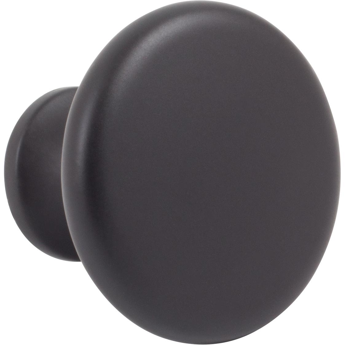 Stone Harbor Hardware Telluride Cabinet/Bi-Fold Door Knob, 1-1/2 Inches, Matte Black