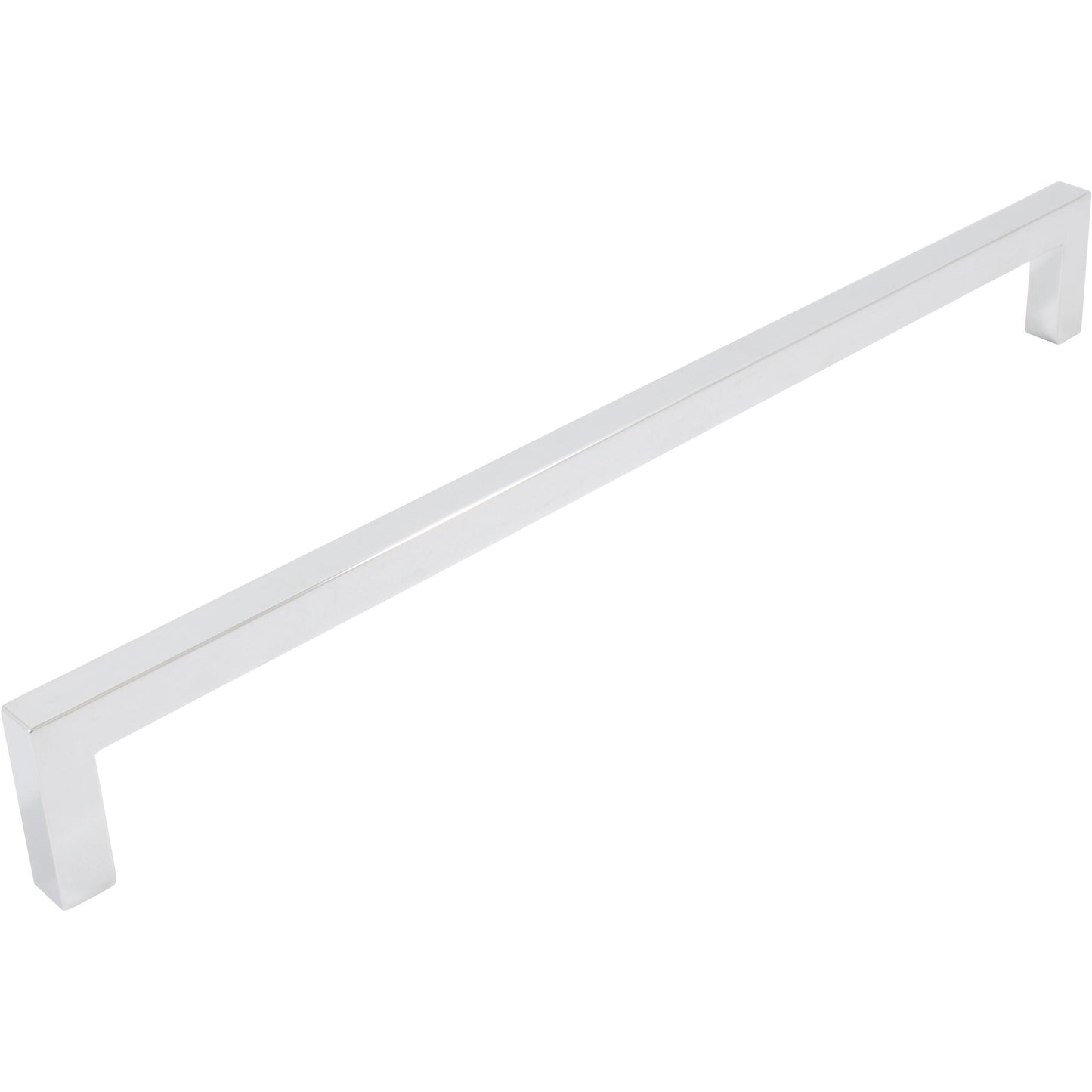 Stone Harbor Hardware Contemporary Square Cabinet Pull, 256 Millimeters, Zinc Base Material, Polished Chrome