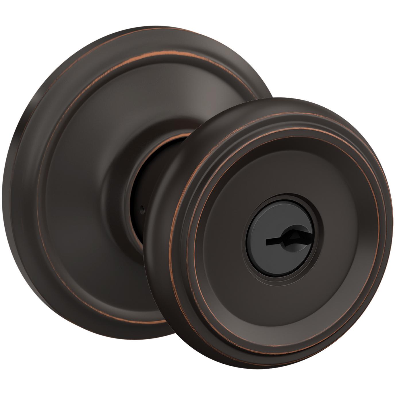 F51AOFM716ALD 16-211 10-063 K4 Offerman / Alden Entry - Aged Bronze