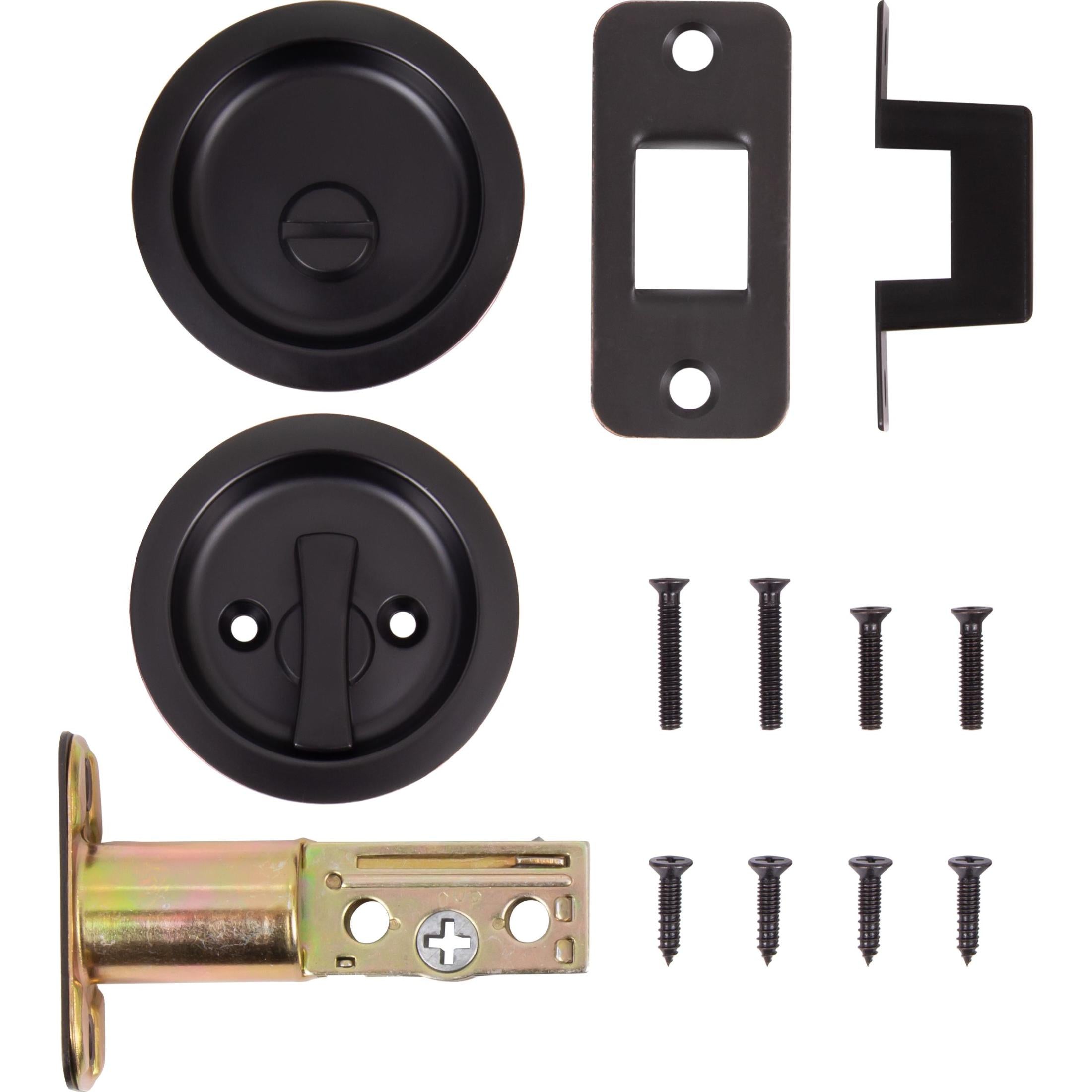 Round Pocket Door Lock Privacy