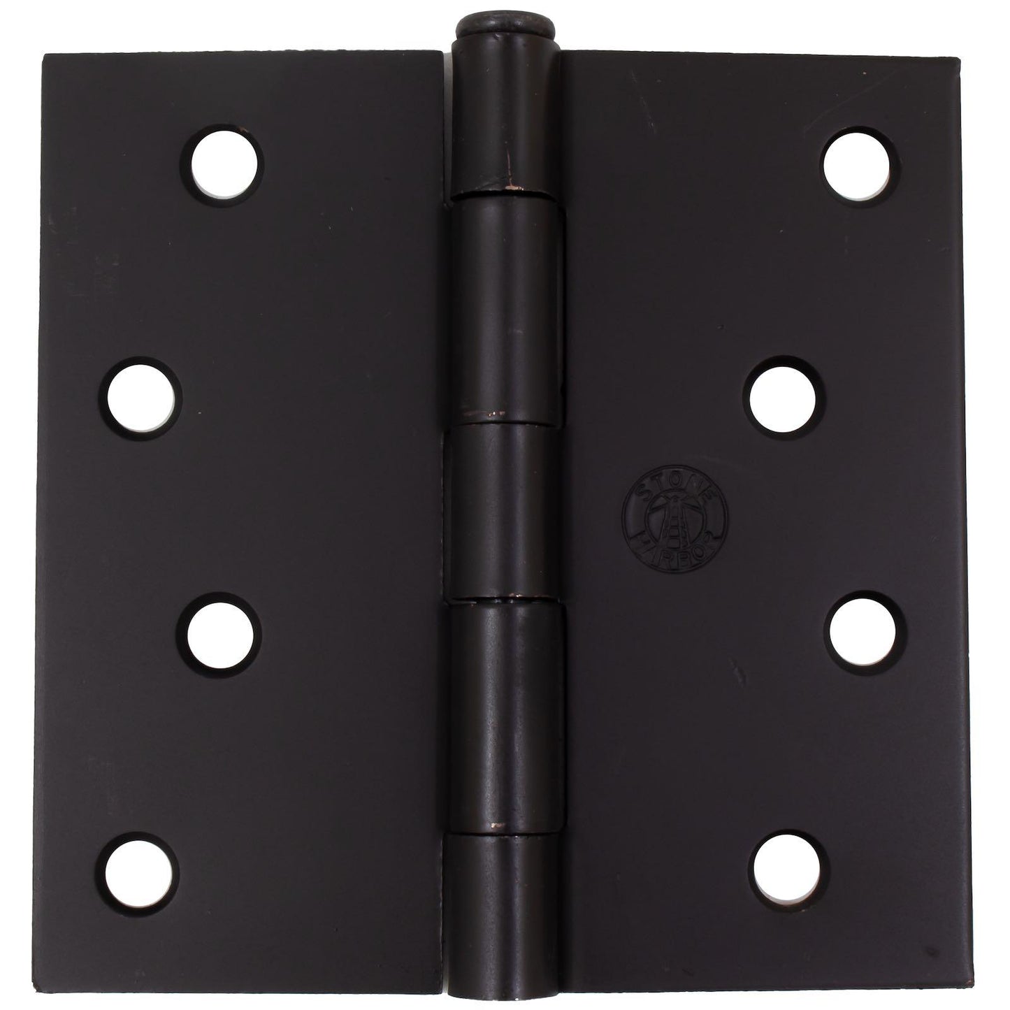 Stone Harbor Hardware Standard Hinge, 4 Inches, Square Corner, Bulk Pack (100 Each), Oil-Rubbed Bronze