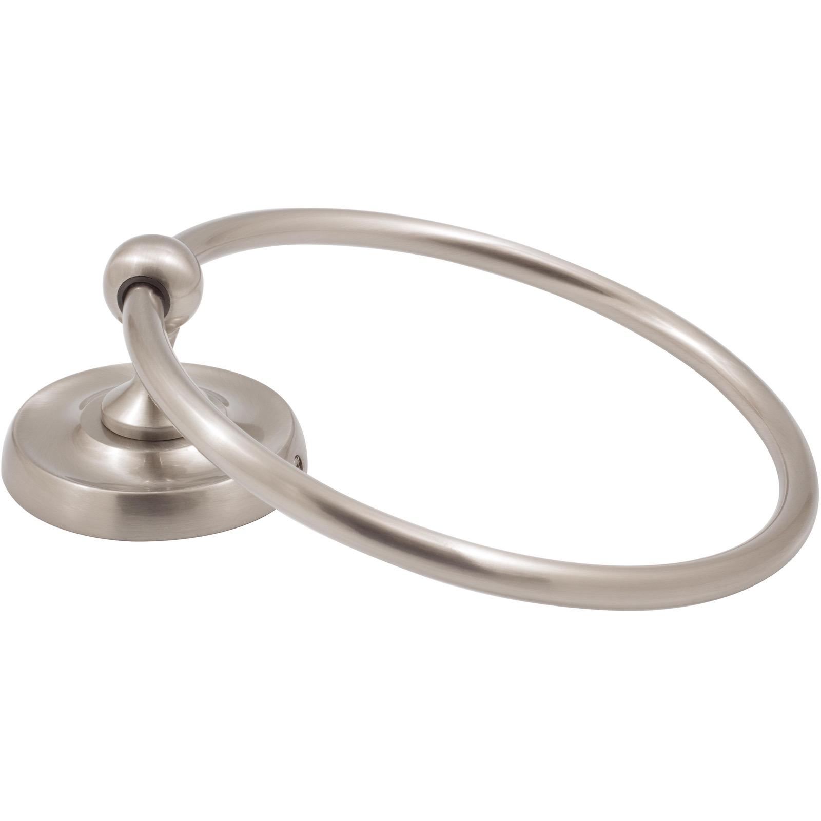 Stone Harbor Hardware Portland Towel Ring, Satin Nickel
