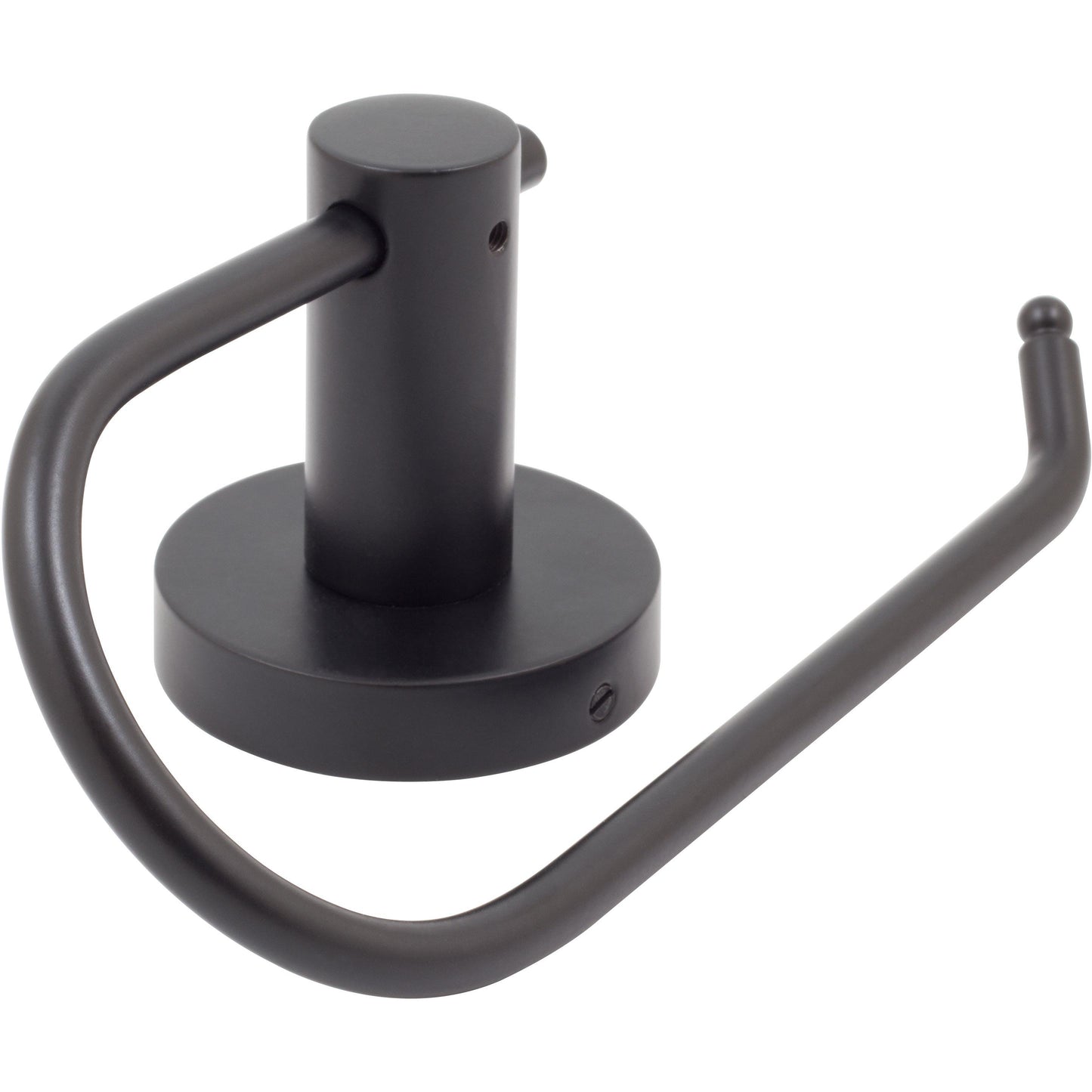 Zurich Euro Paper Holder - Matte Black
