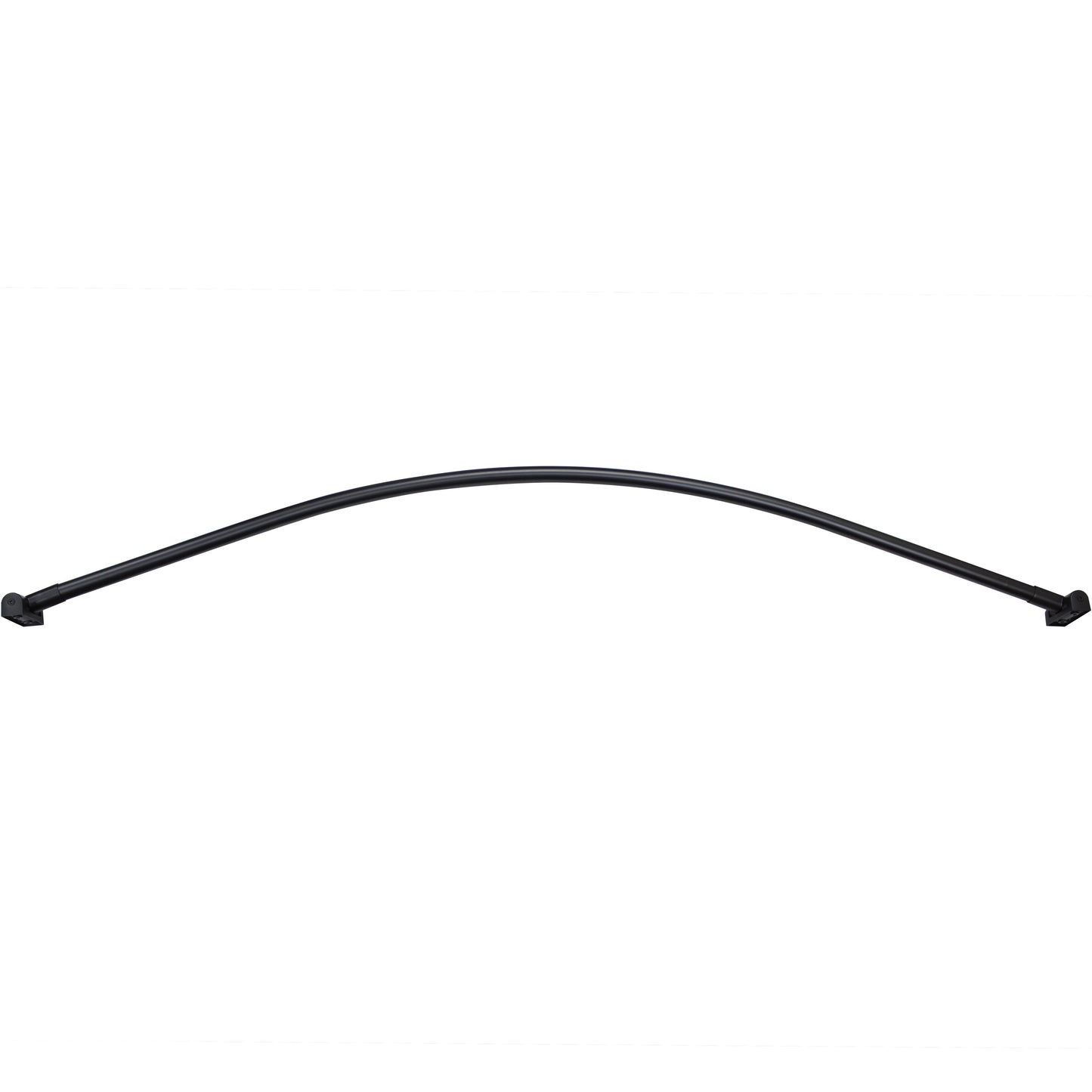 Stone Harbor Hardware Standard Curved Shower Rod, 5 Feet, Dark Bronze