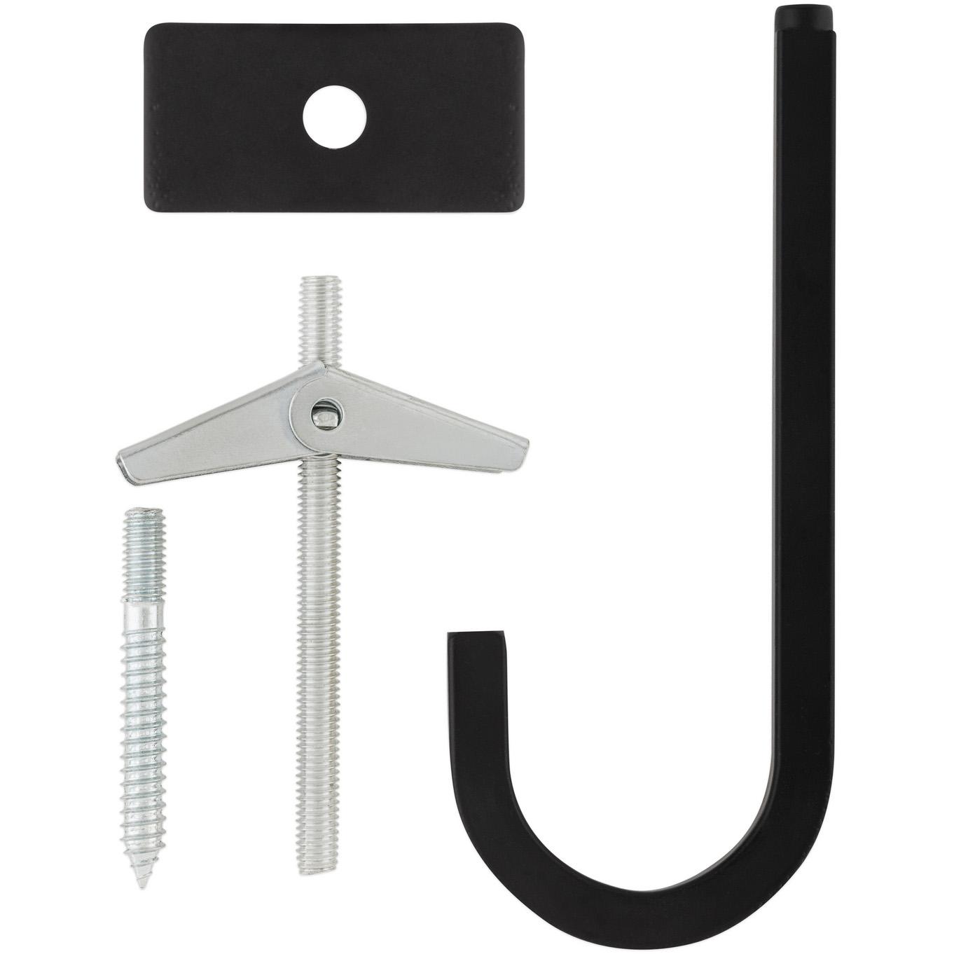 N275-510 - V2646 - 5-in Extended Ceiling Hook in Black