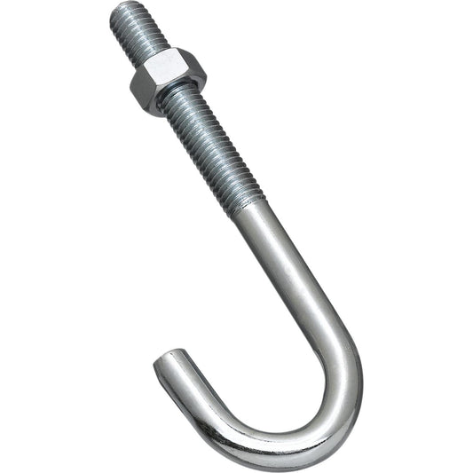 2195BC 1/2" x 6" J-Bolt - Zinc Plated